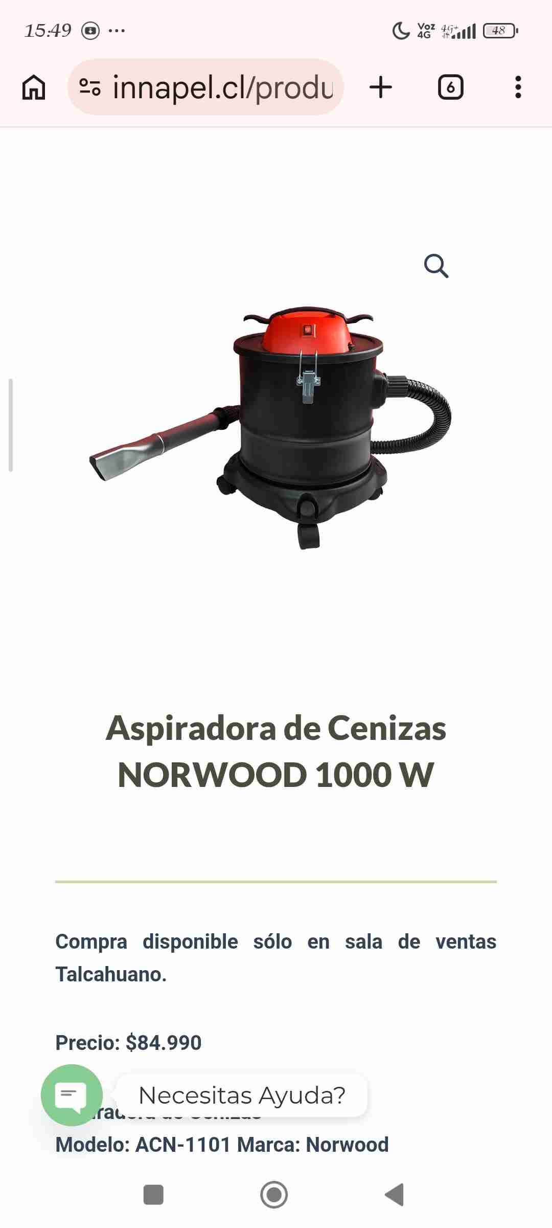 Aspirador de cenizas Norwood - miniatura 5