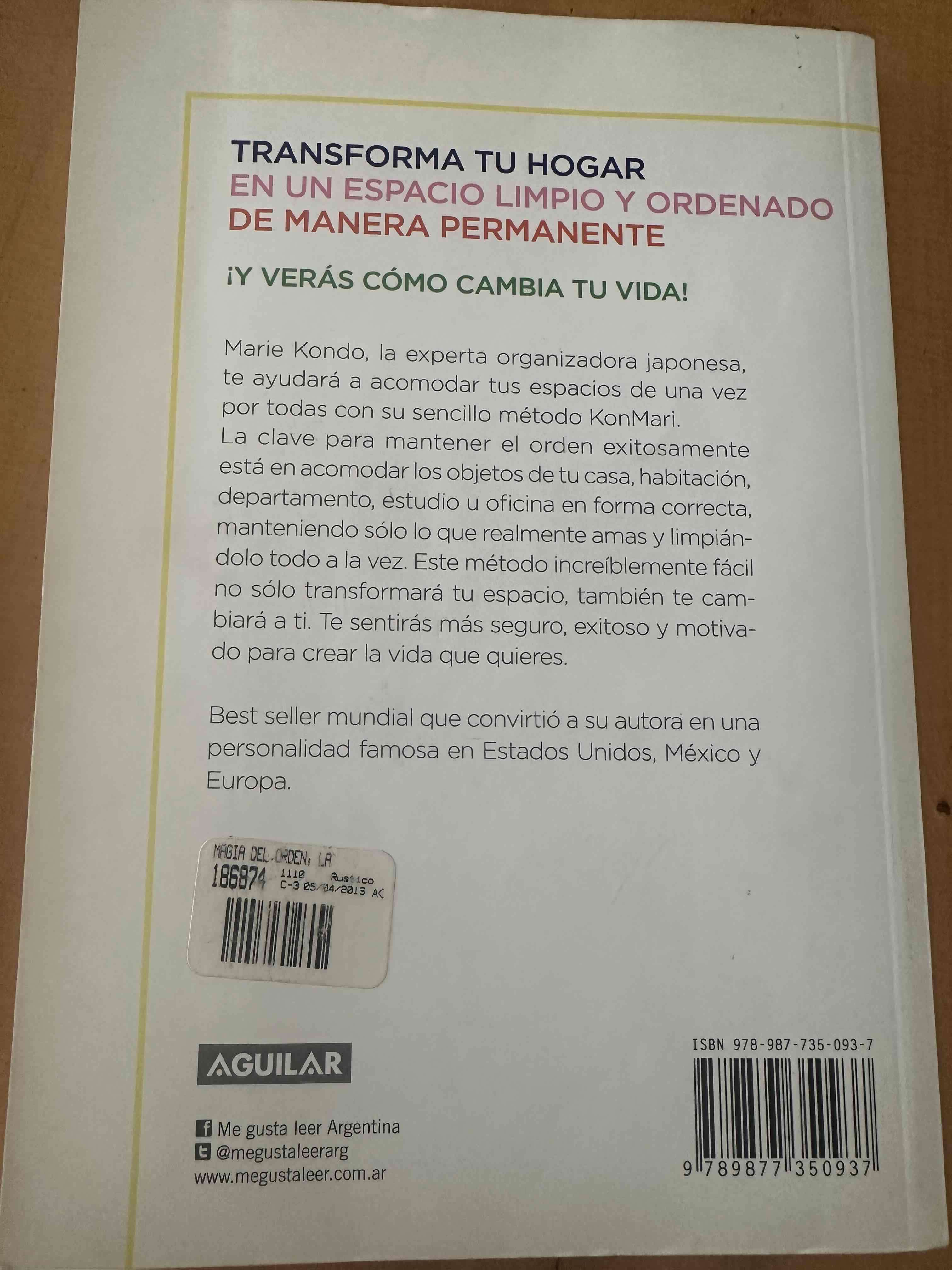 Libro 'La Magia del Orden' - miniatura 3