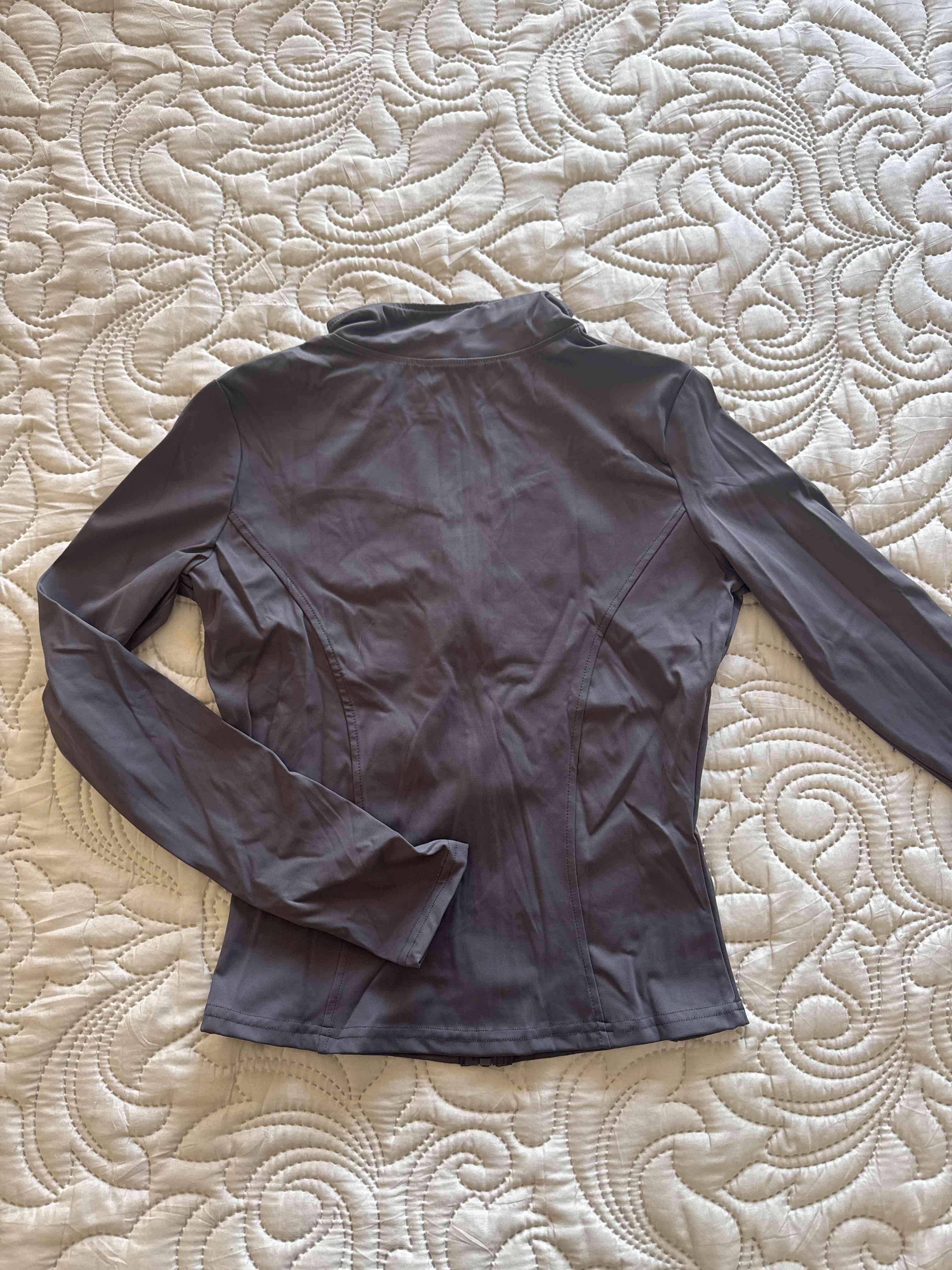 Chaqueta deportiva gris con cierre talla M - miniatura 2