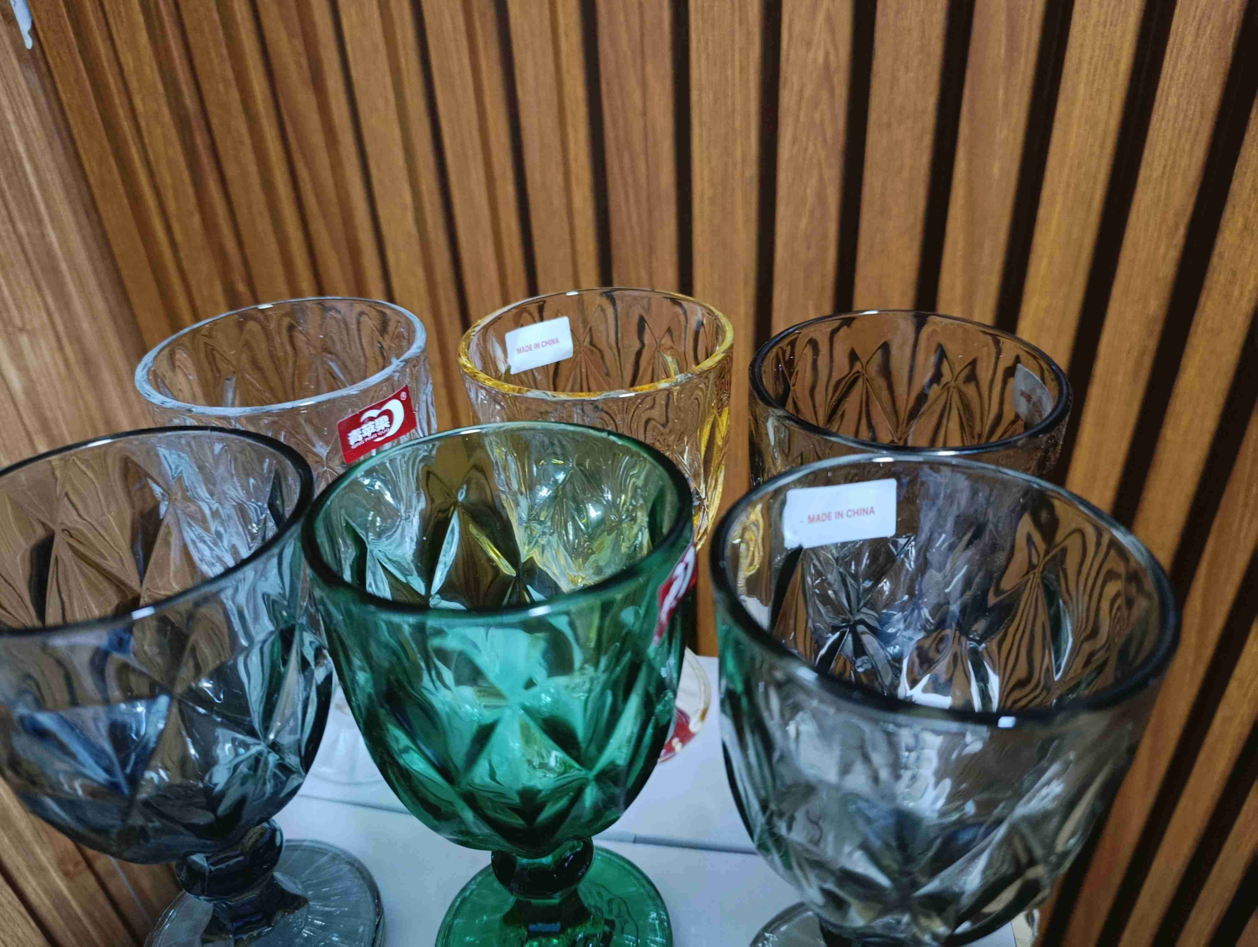 Juego de copas de vidrio vintage ✨ - miniatura 2