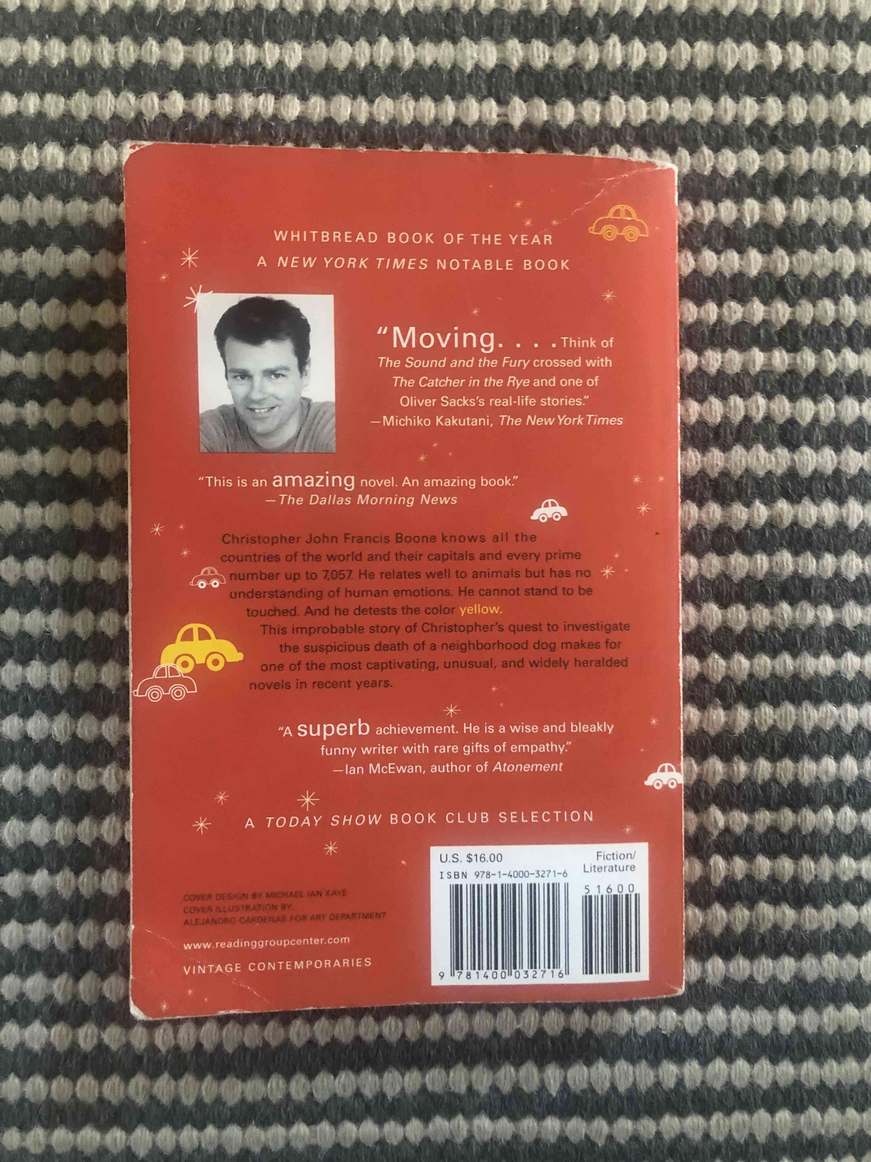 Libro "The Curious Incident" - miniatura 2