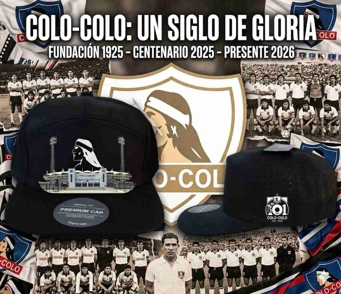 Gorro Colo-Colo Edición Especial 101 Años - Premiu - miniatura 4