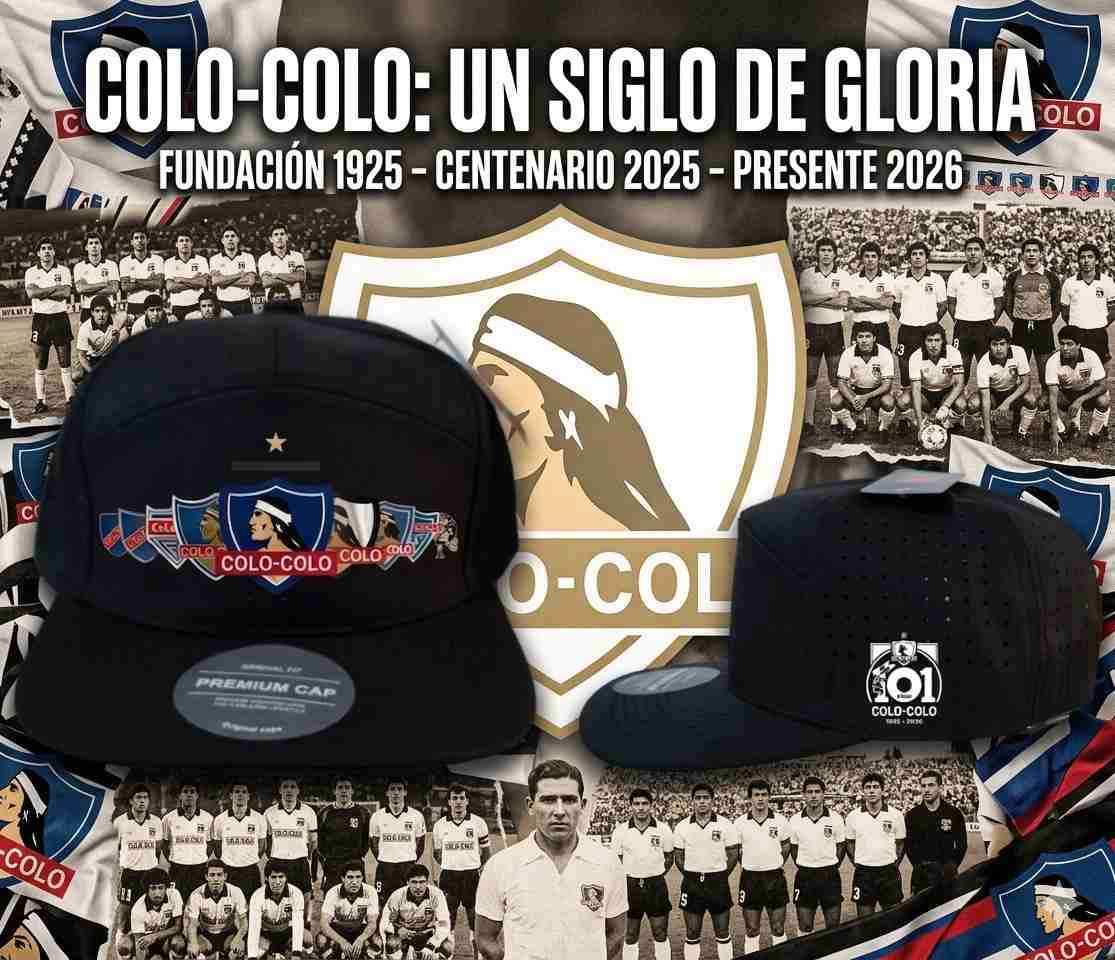 Gorro Colo-Colo Edición Especial 101 Años - Premiu - miniatura 5