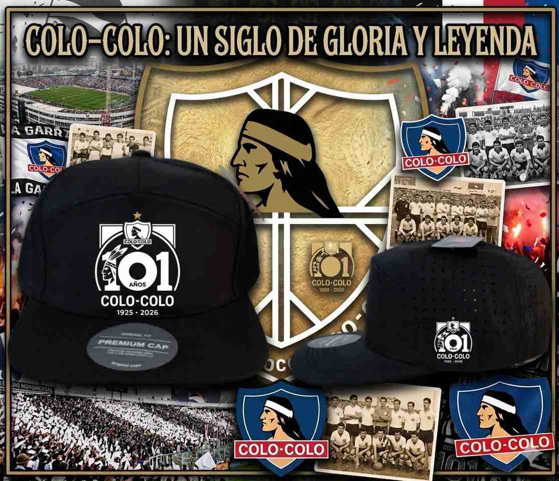 Gorro Colo-Colo Edición Especial 101 Años - Premiu - miniatura 6