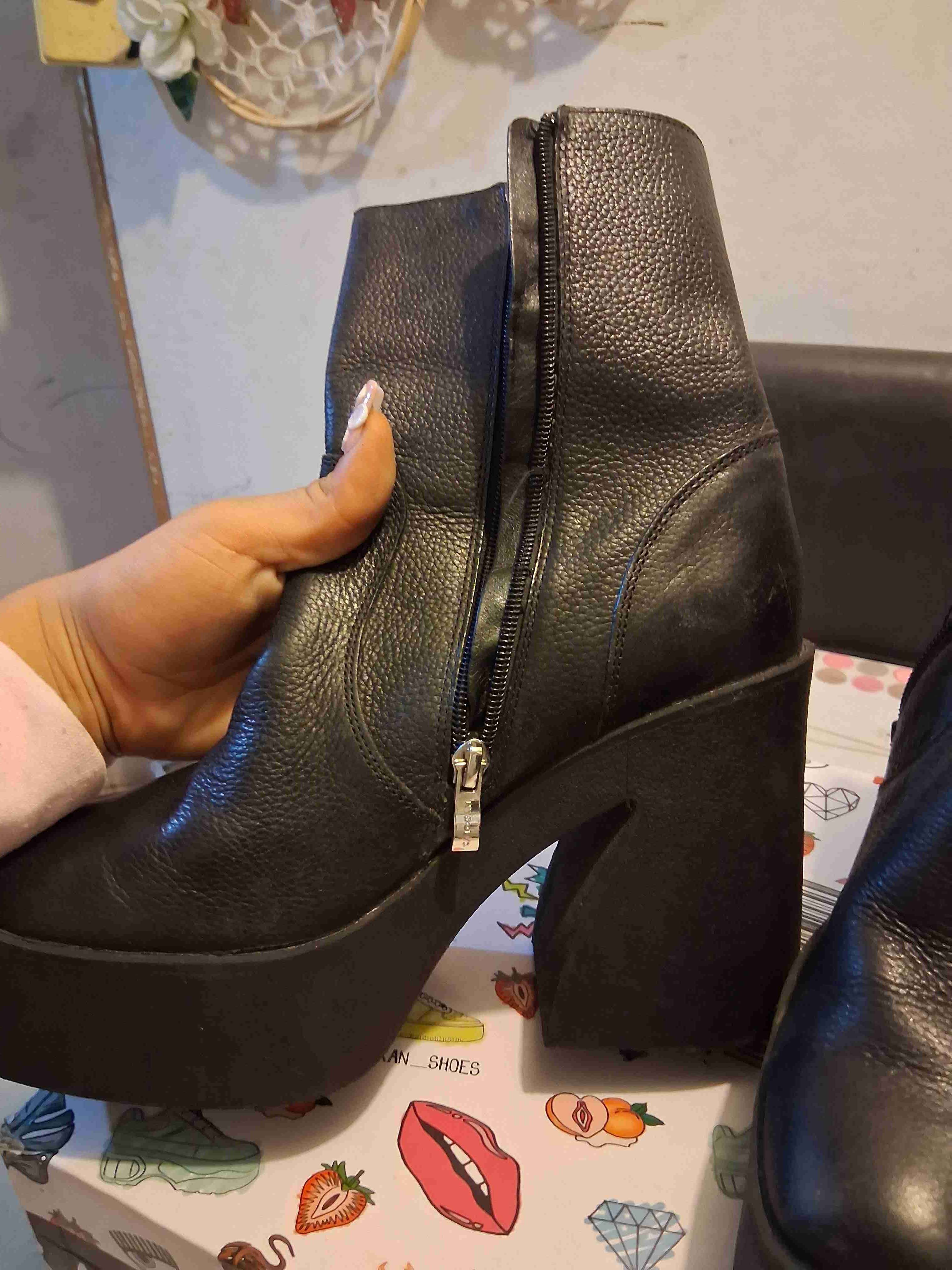 Botines negros con plataforma - miniatura 4