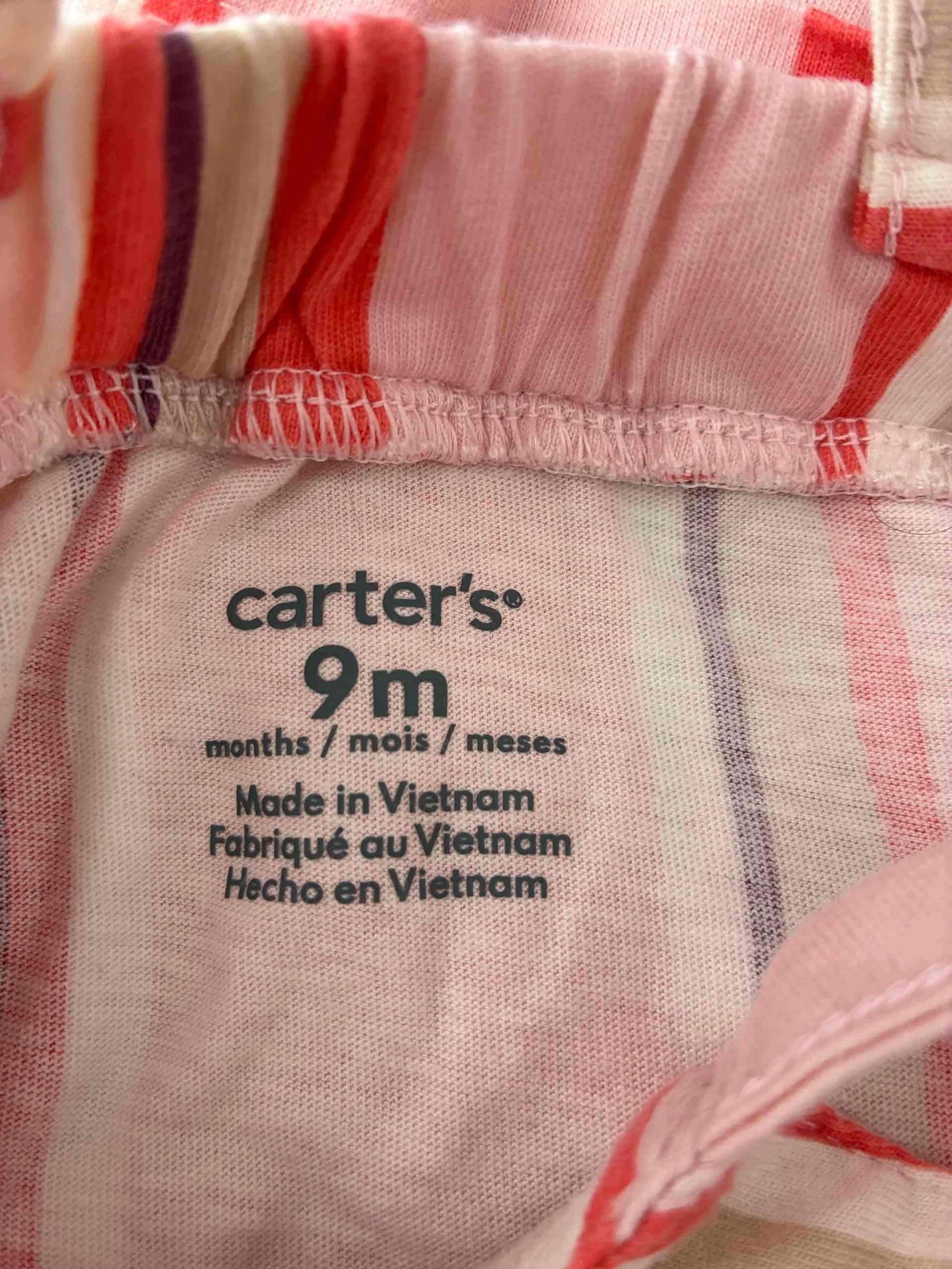 Vestido bebé rayado multicolor - miniatura 2