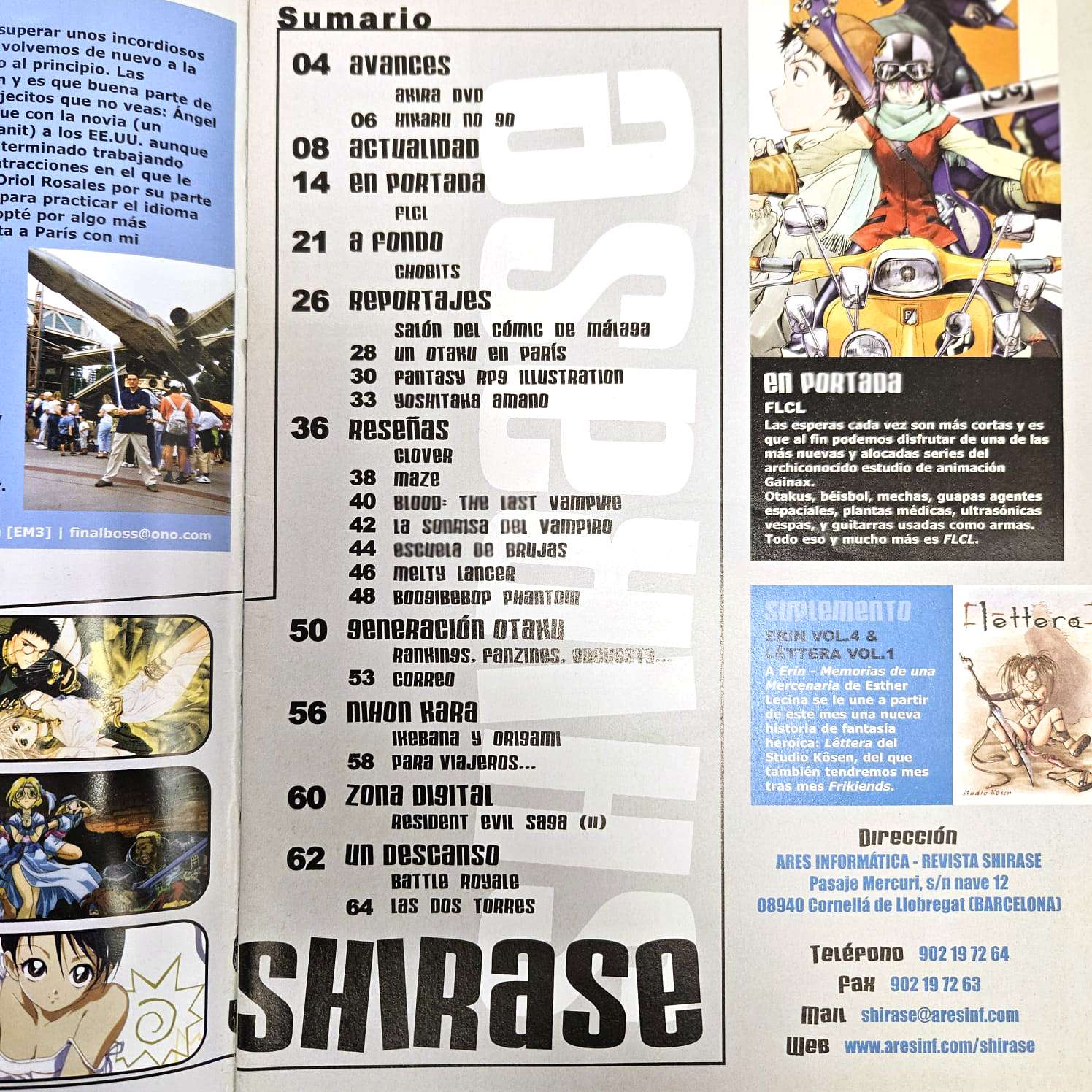 Revista SHIRASE #17 (oct 2001) - miniatura 2