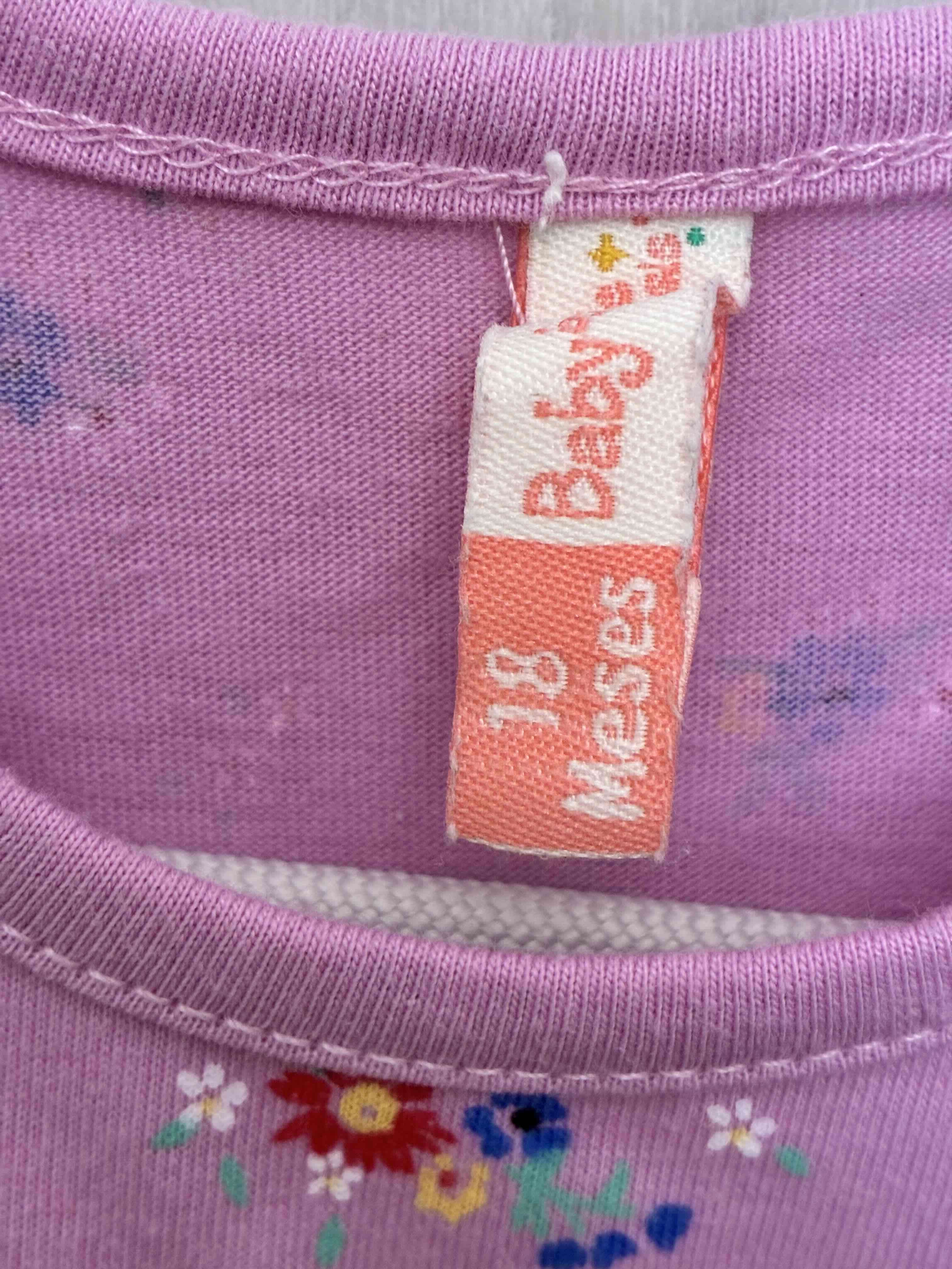 Vestido niña floreado rosado - miniatura 6