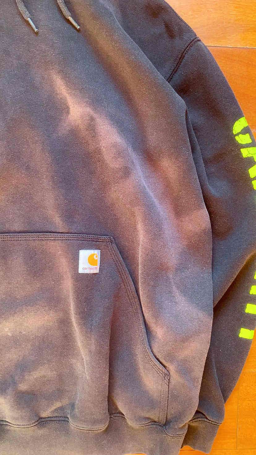 Polerón capucha negro Carhartt - miniatura 3