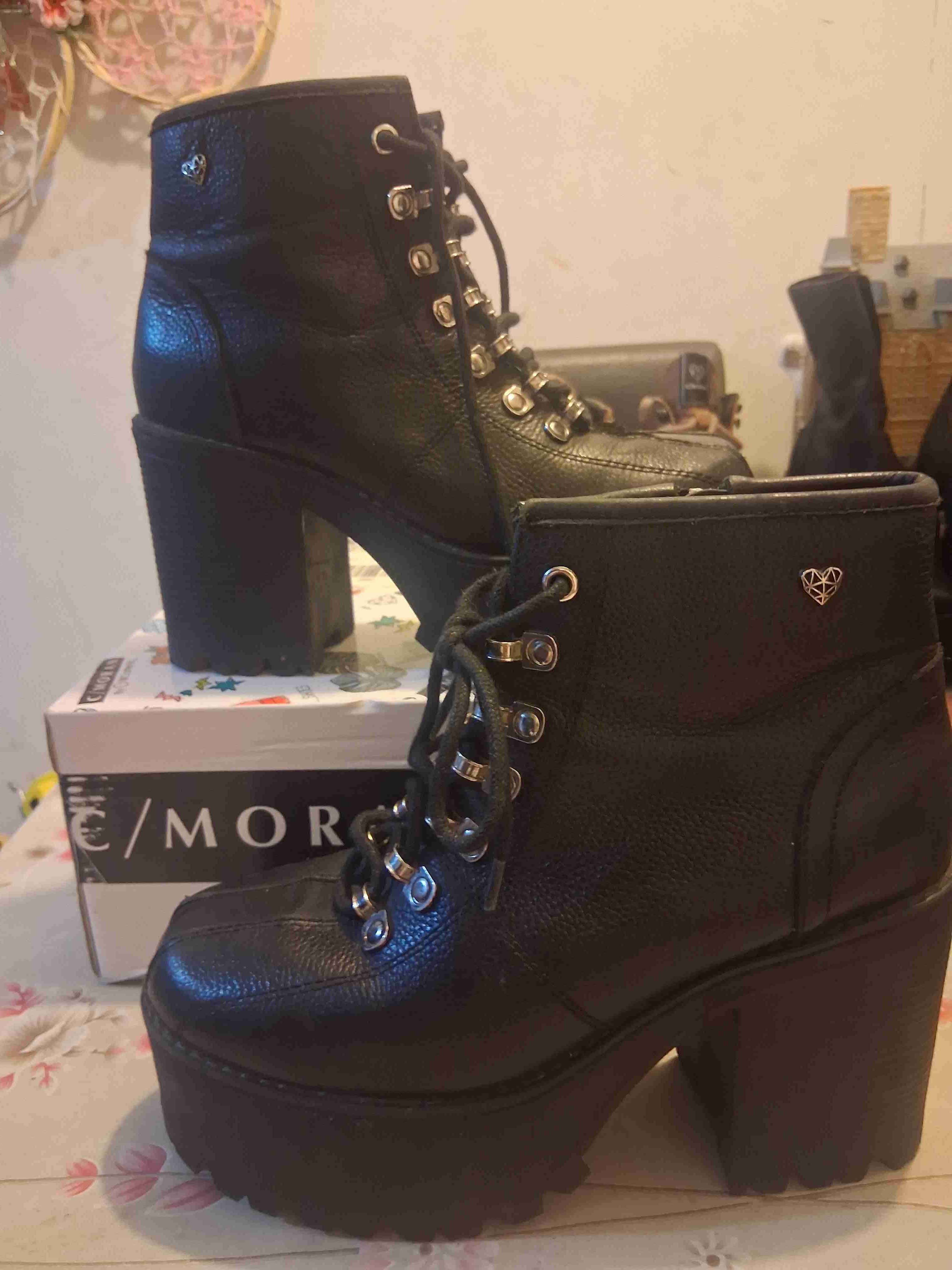 Botines de plataforma negros - miniatura 3