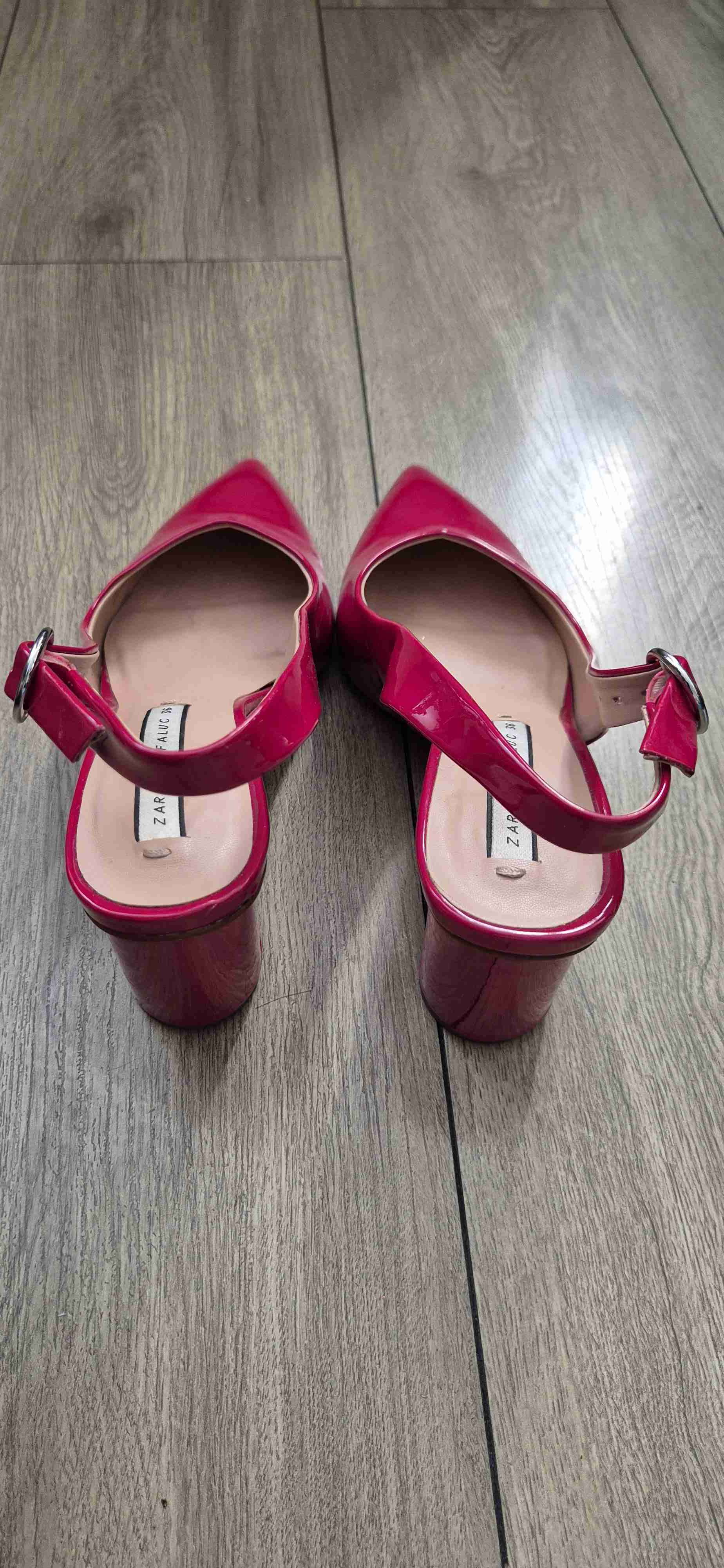 Zapatos de tacón rosa Zara - miniatura 2