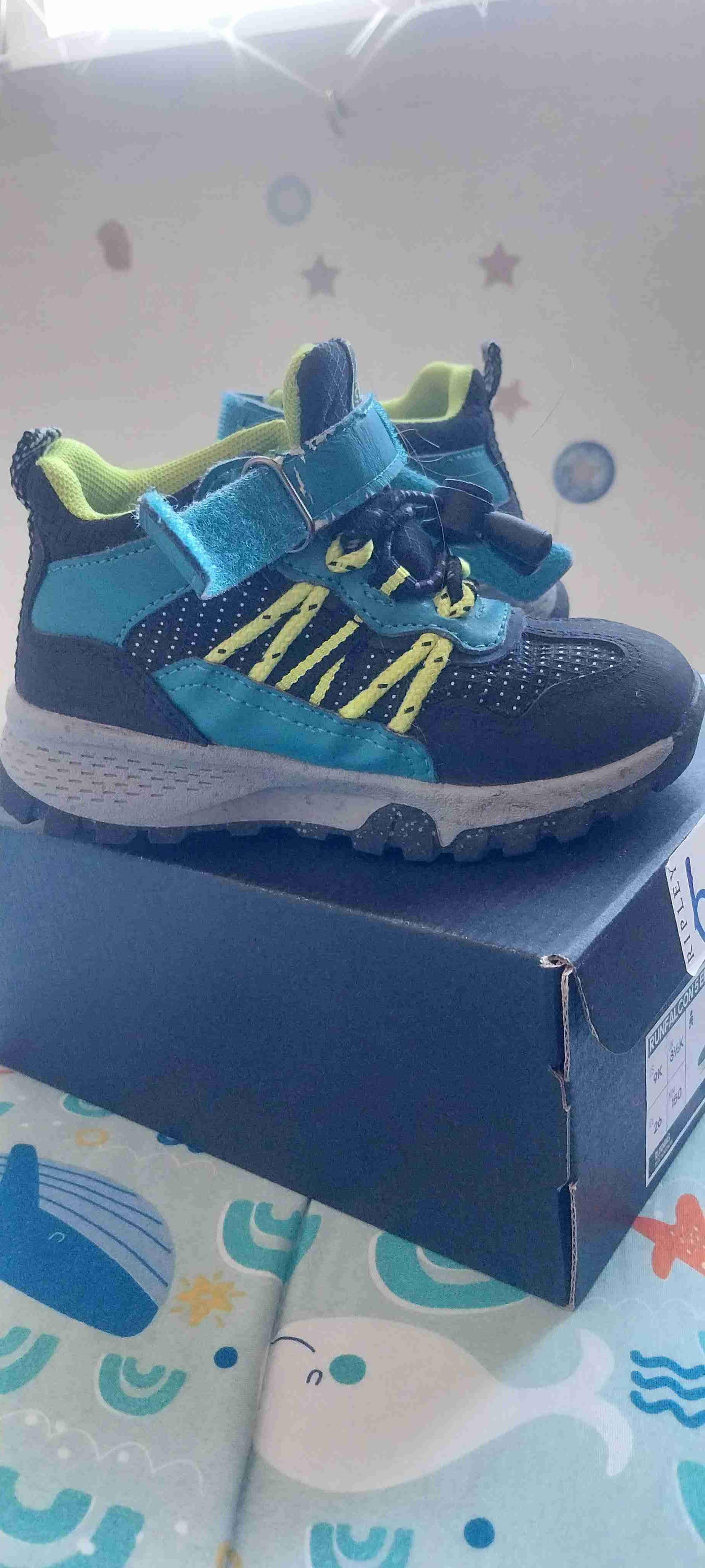 Zapatillas infantiles azules - miniatura 2