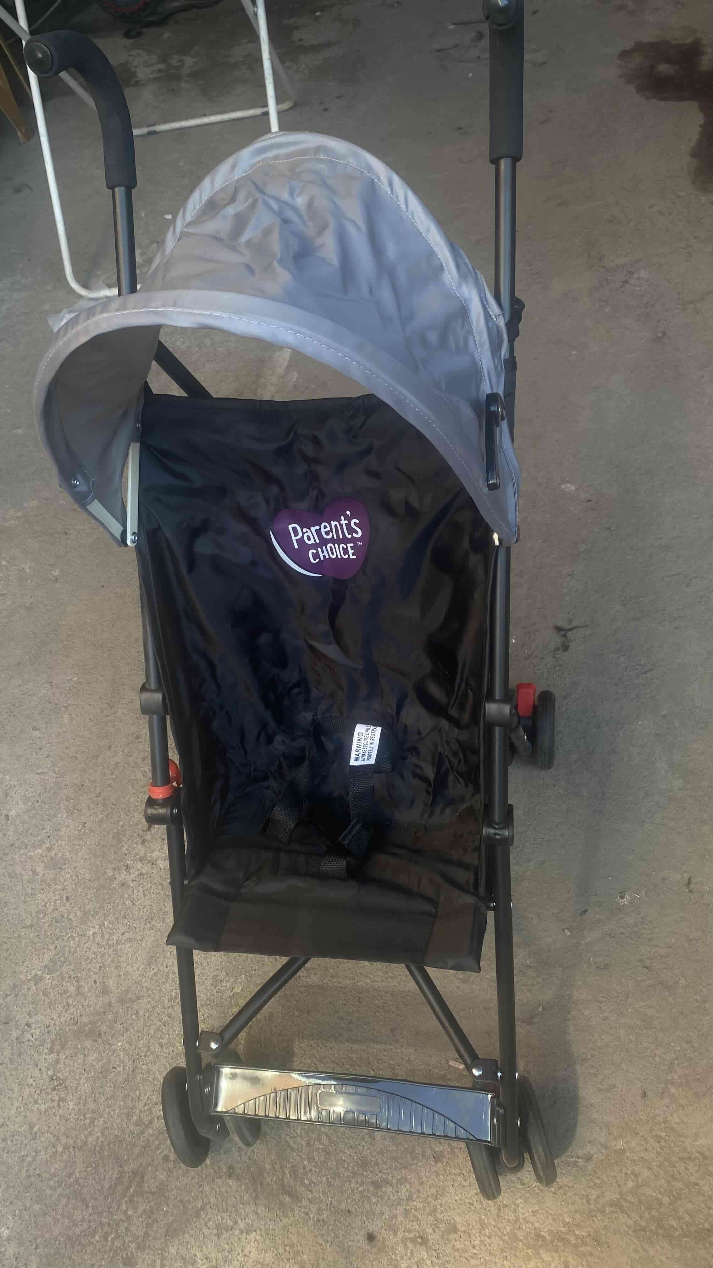 Coche de paseo Parent's Choice negro - miniatura 4