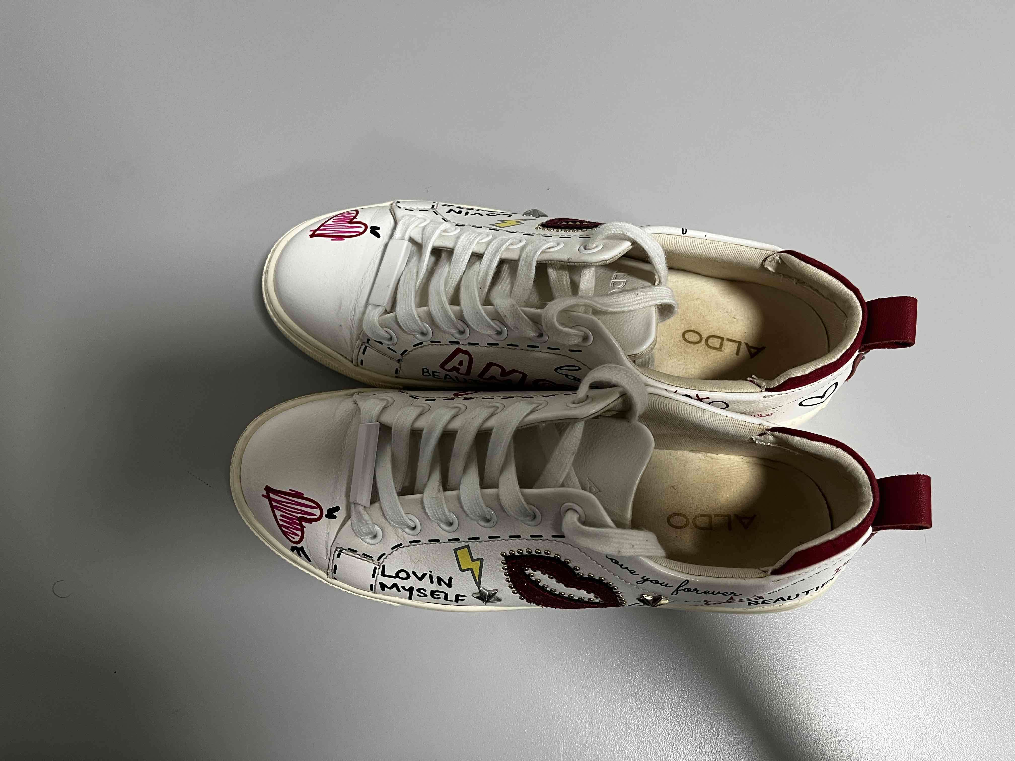 Zapatillas Aldo blancas con diseños únicos - miniatura 4