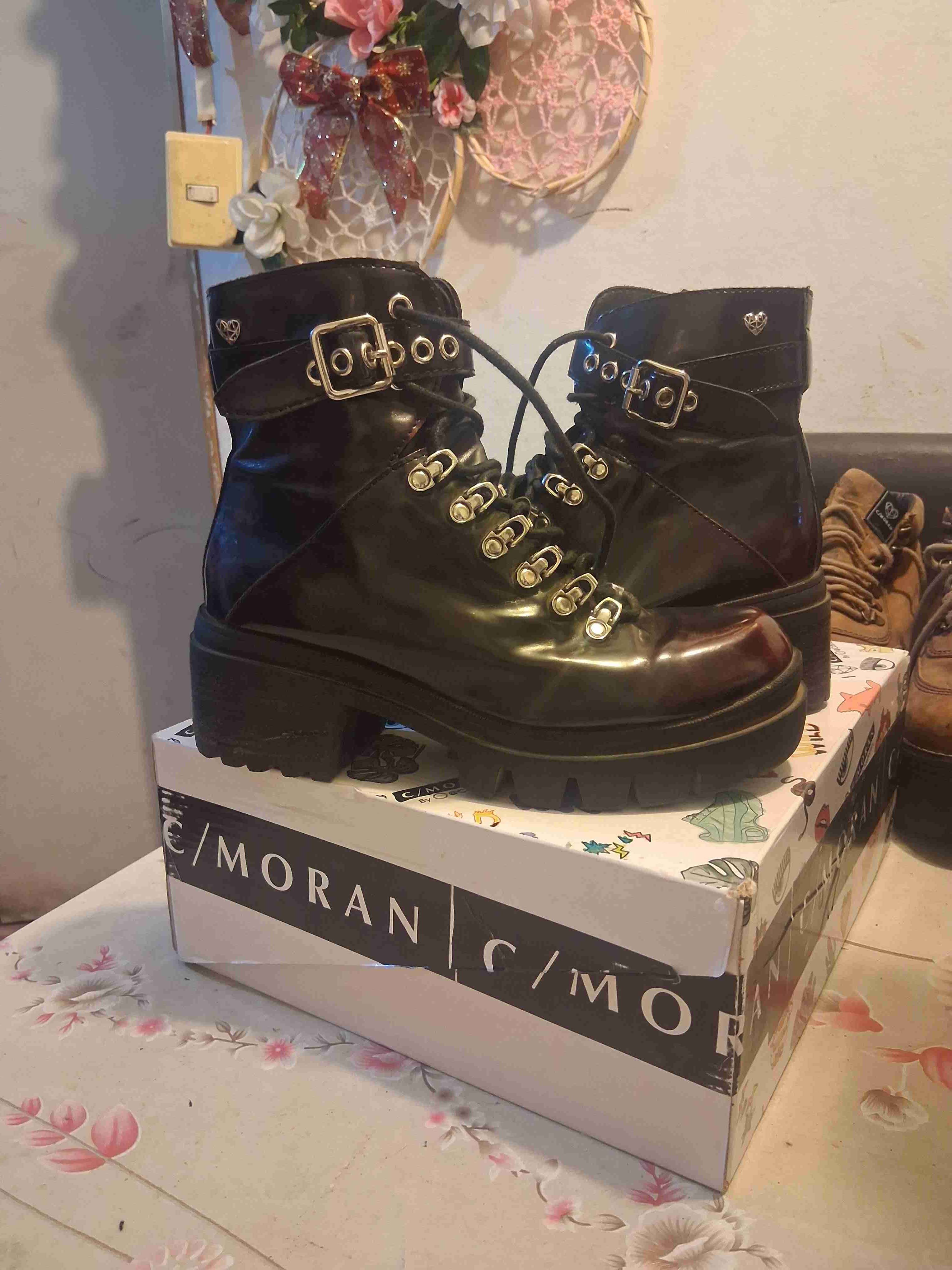 Botines negros con plataforma - miniatura 3