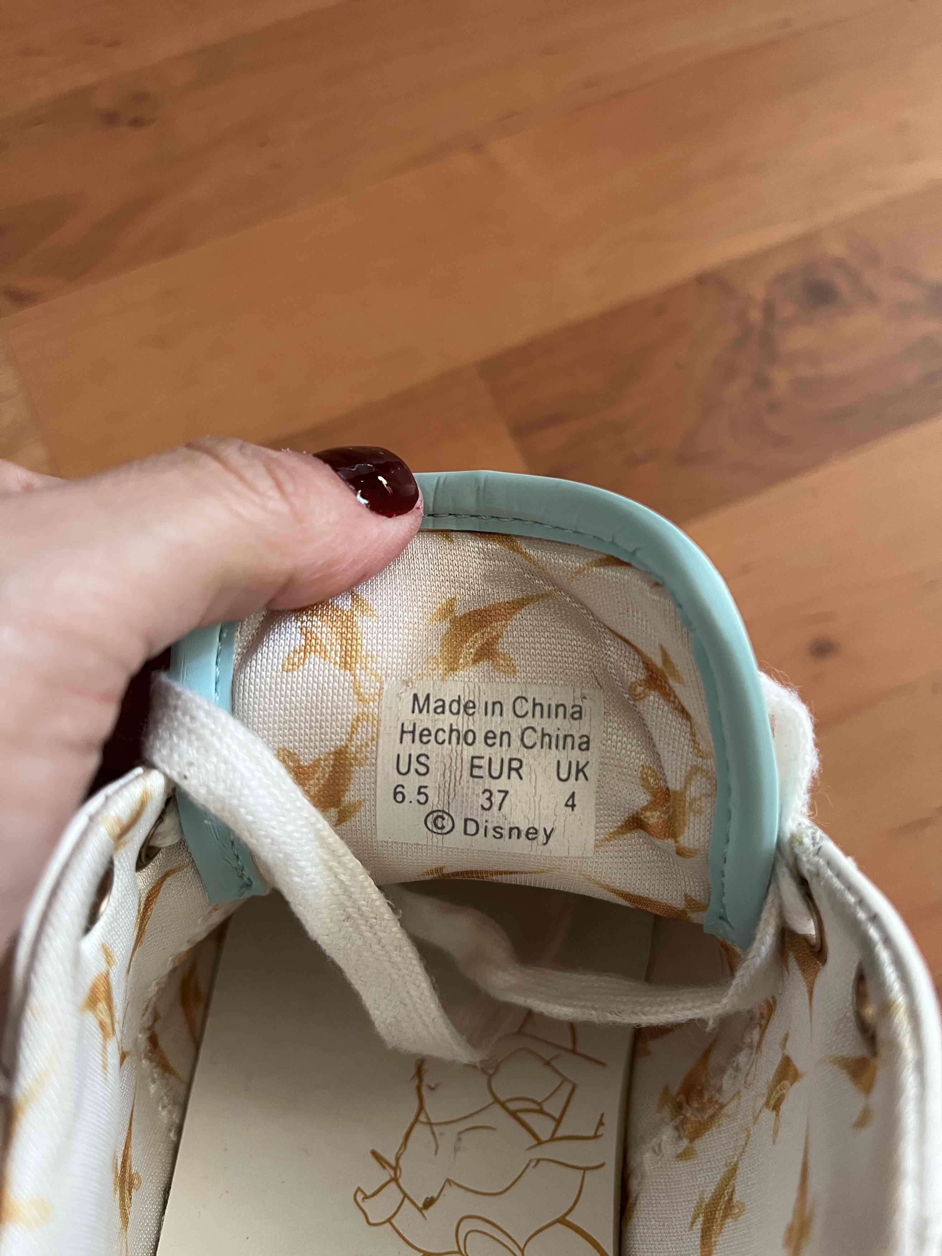 Zapatillas Aldo Disney blancas con diseño dorado - miniatura 5