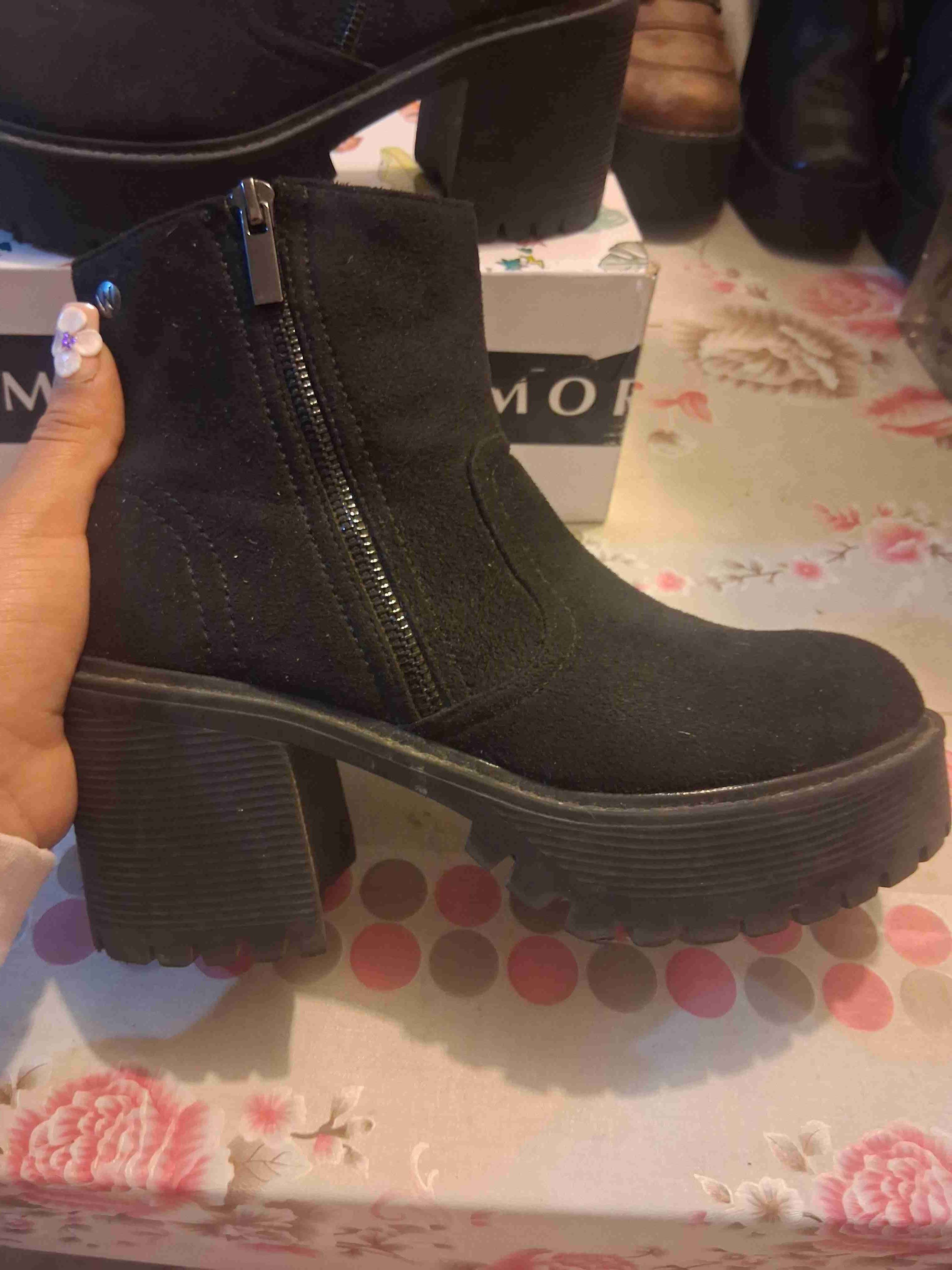 Botines negros con plataforma - miniatura 3