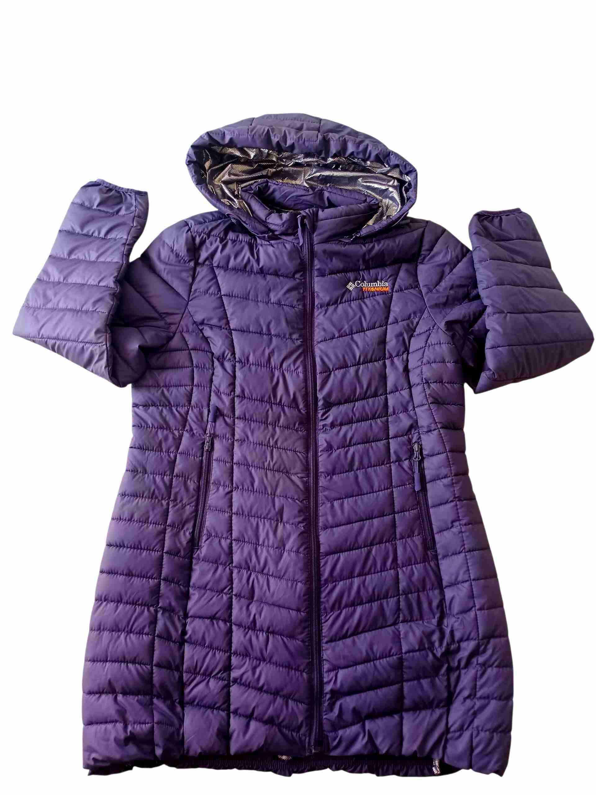 Chaqueta acolchada morada - miniatura 2