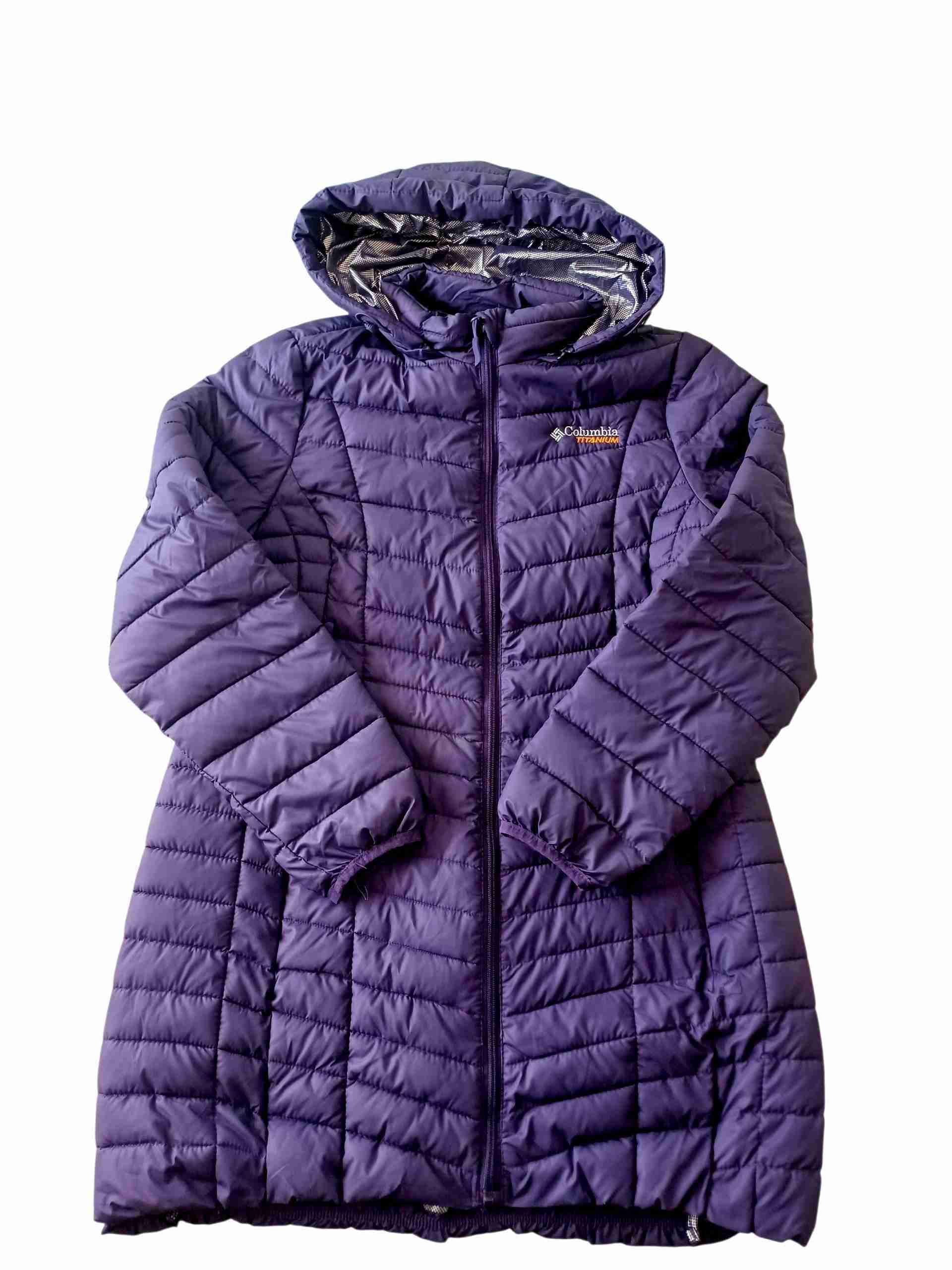 Chaqueta acolchada morada - miniatura 3