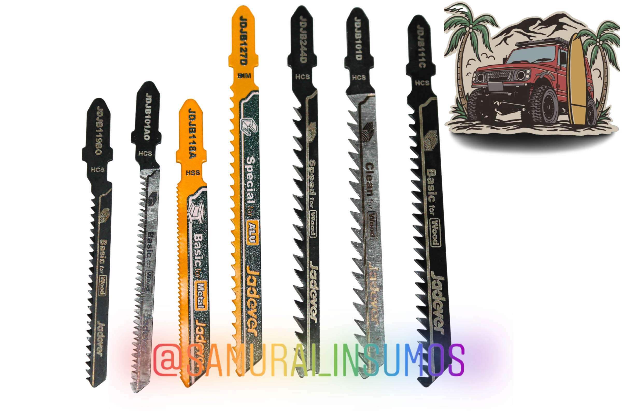 Kit 10En1 Cuchillas SierraCaladora Madera-PVC-Meta - miniatura 4