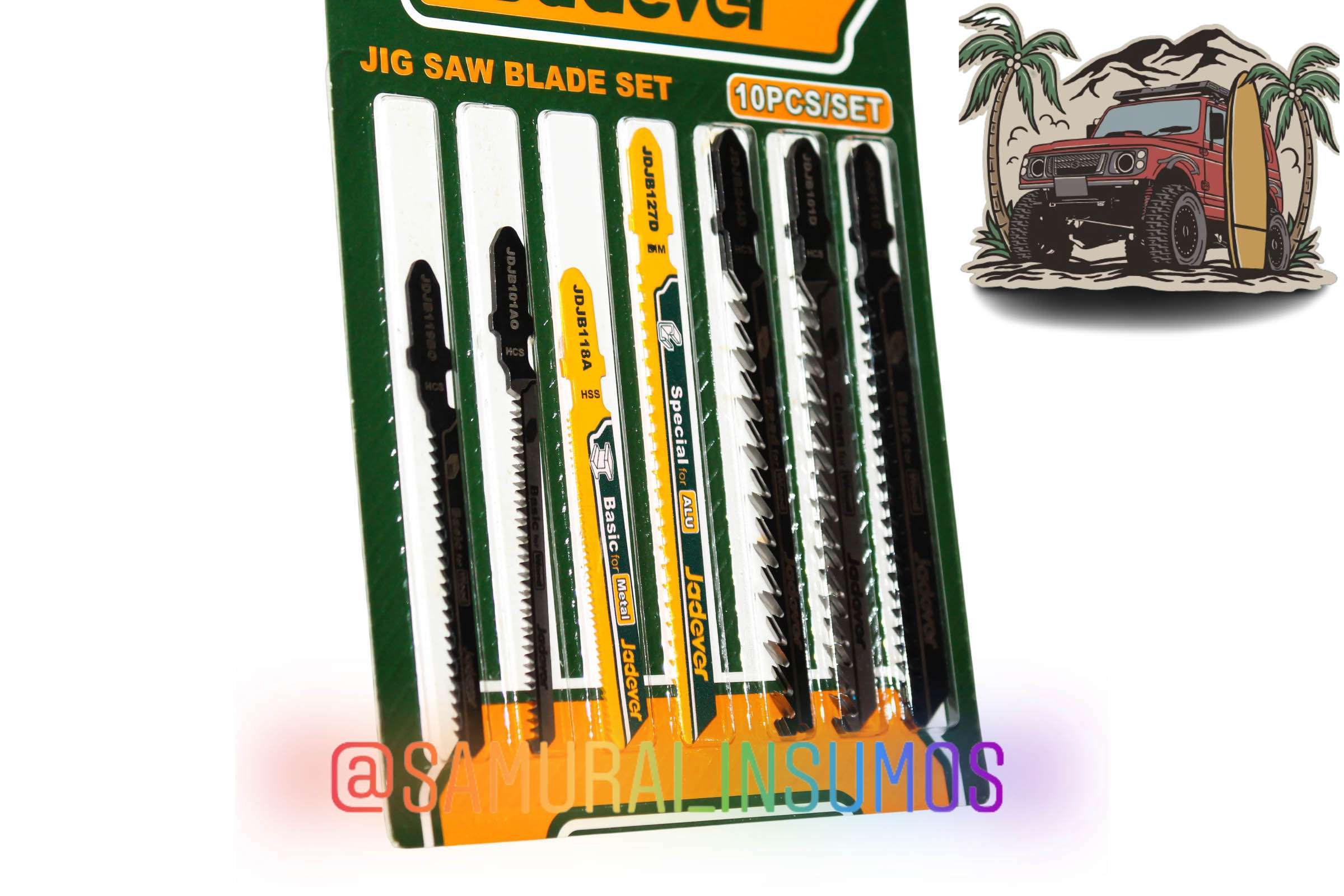 Kit 10En1 Cuchillas SierraCaladora Madera-PVC-Meta - miniatura 5