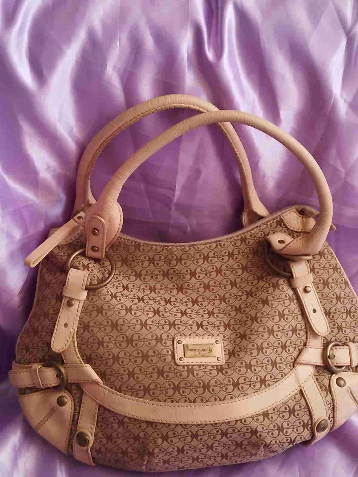 Cartera beige con diseño estampado - miniatura 3