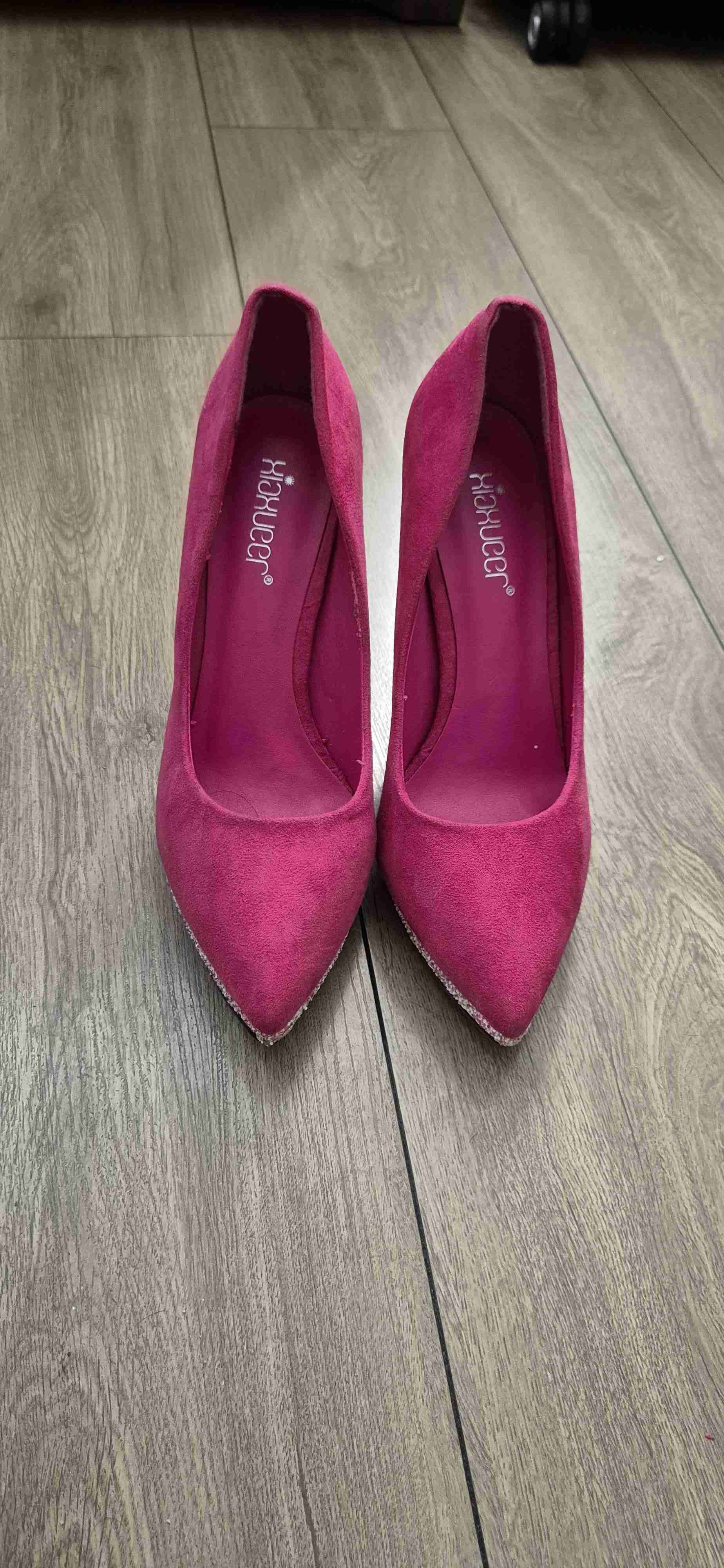 Zapatos de tacón fucsia - miniatura 1