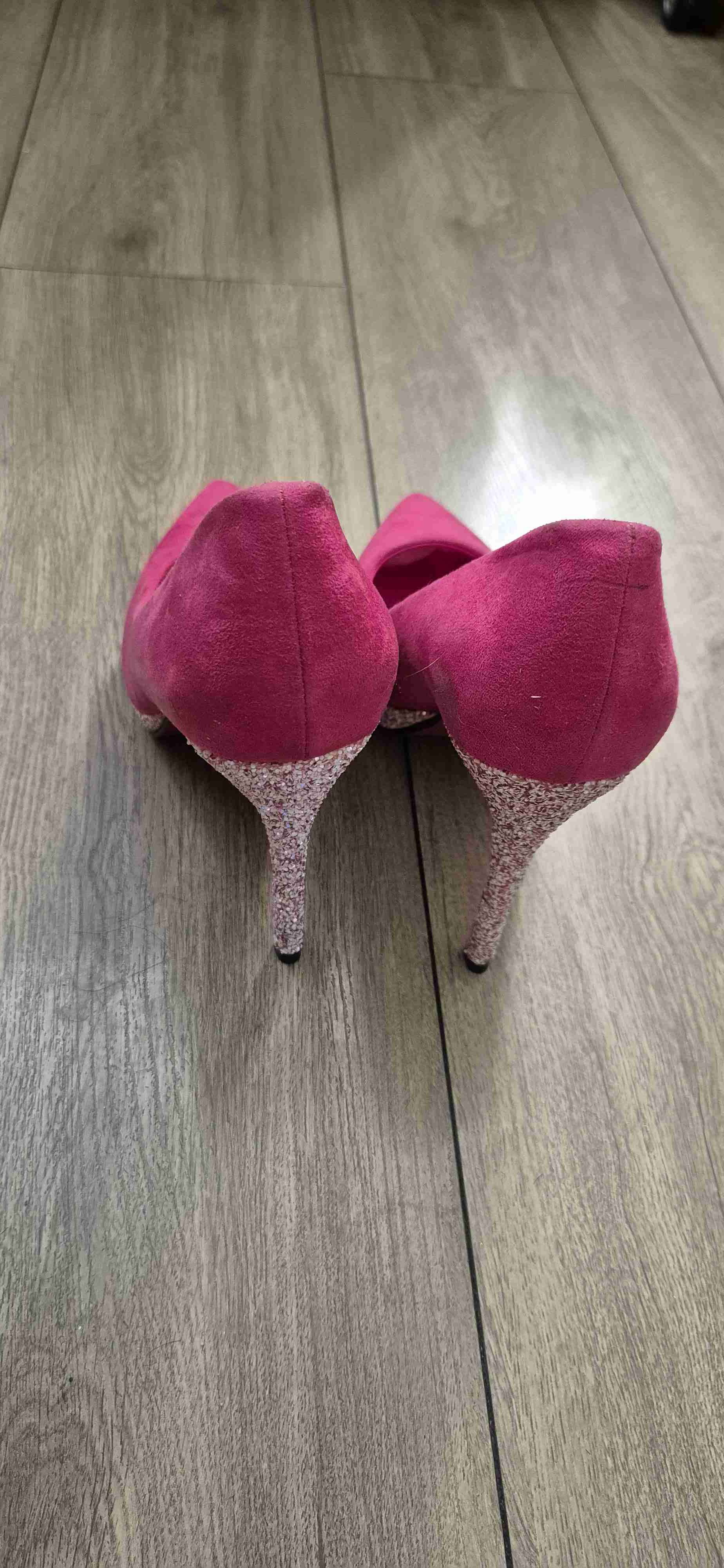 Zapatos de tacón fucsia - miniatura 2