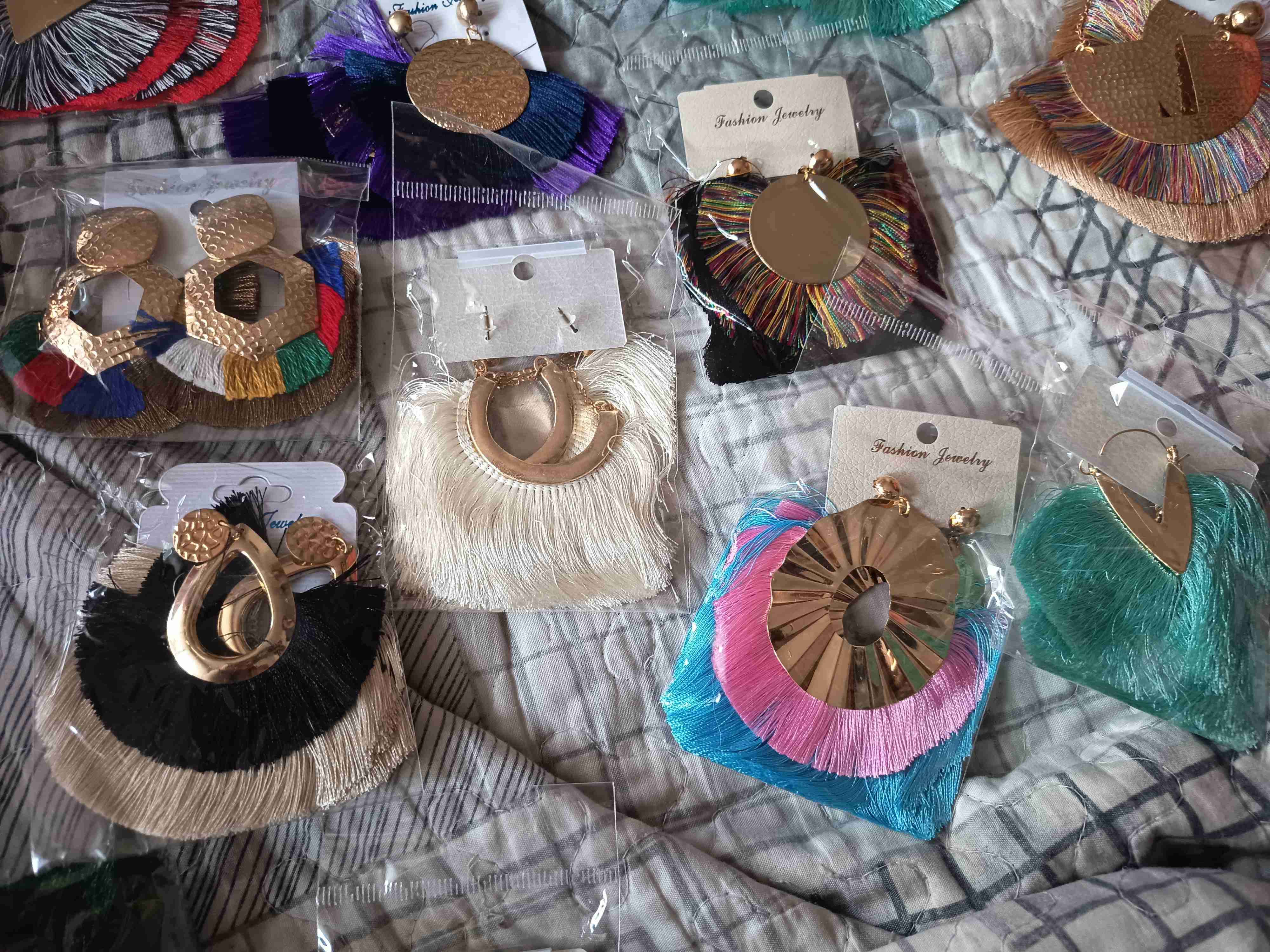 Set de aros de moda variados - miniatura 2