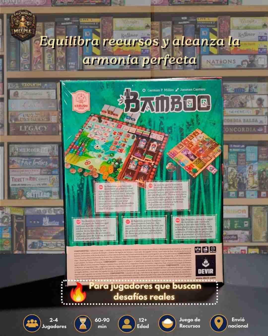 Juego de mesa Bamboo con bolsas - miniatura 2