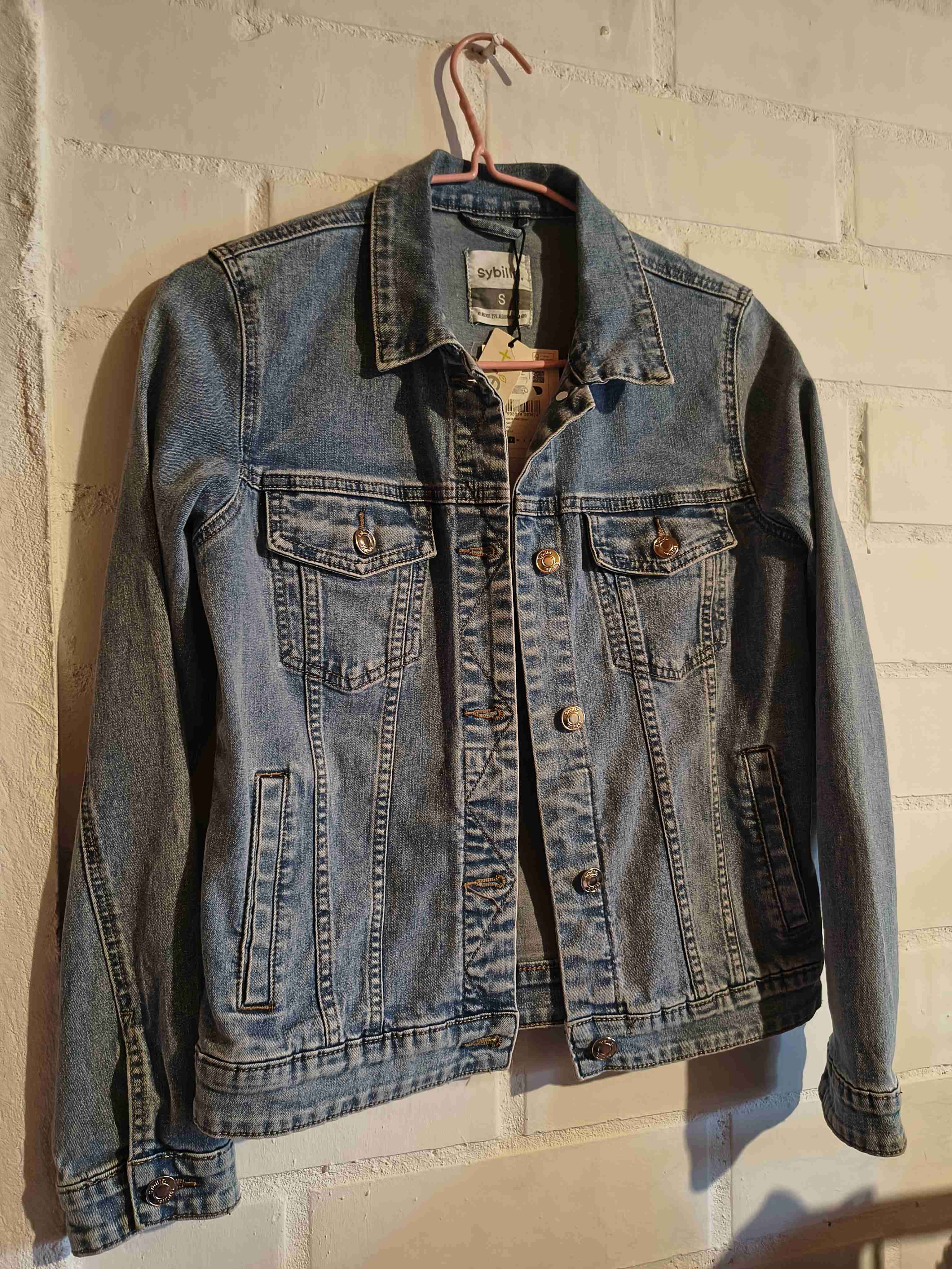 Chaqueta de mezclilla azul