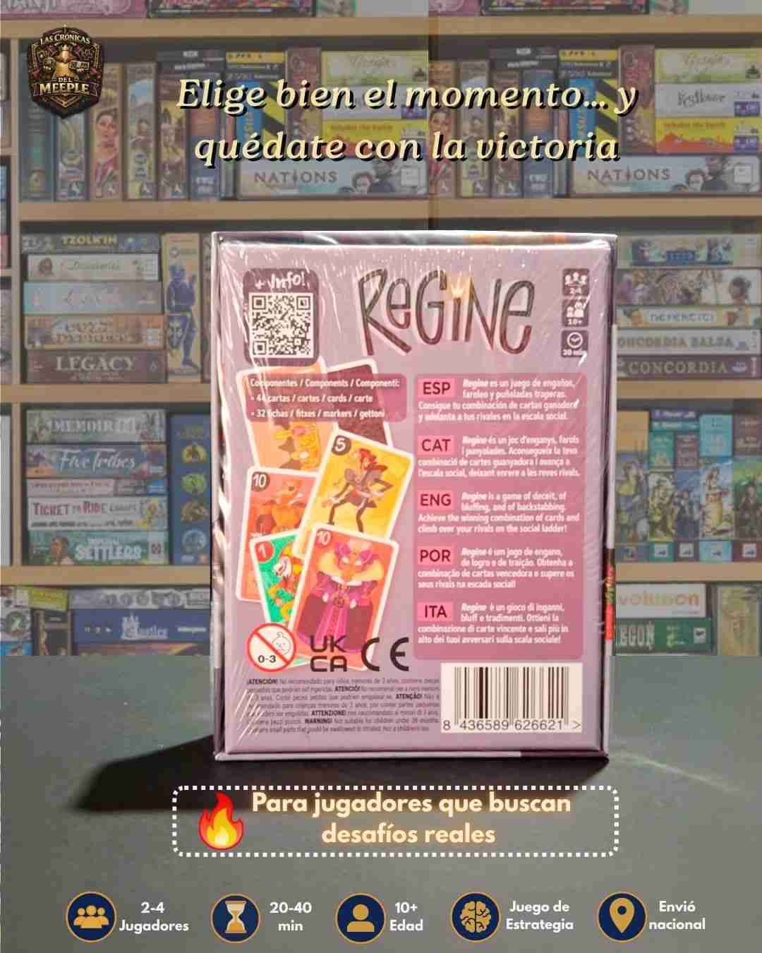 Juego de mesa Regine con regalo - miniatura 2