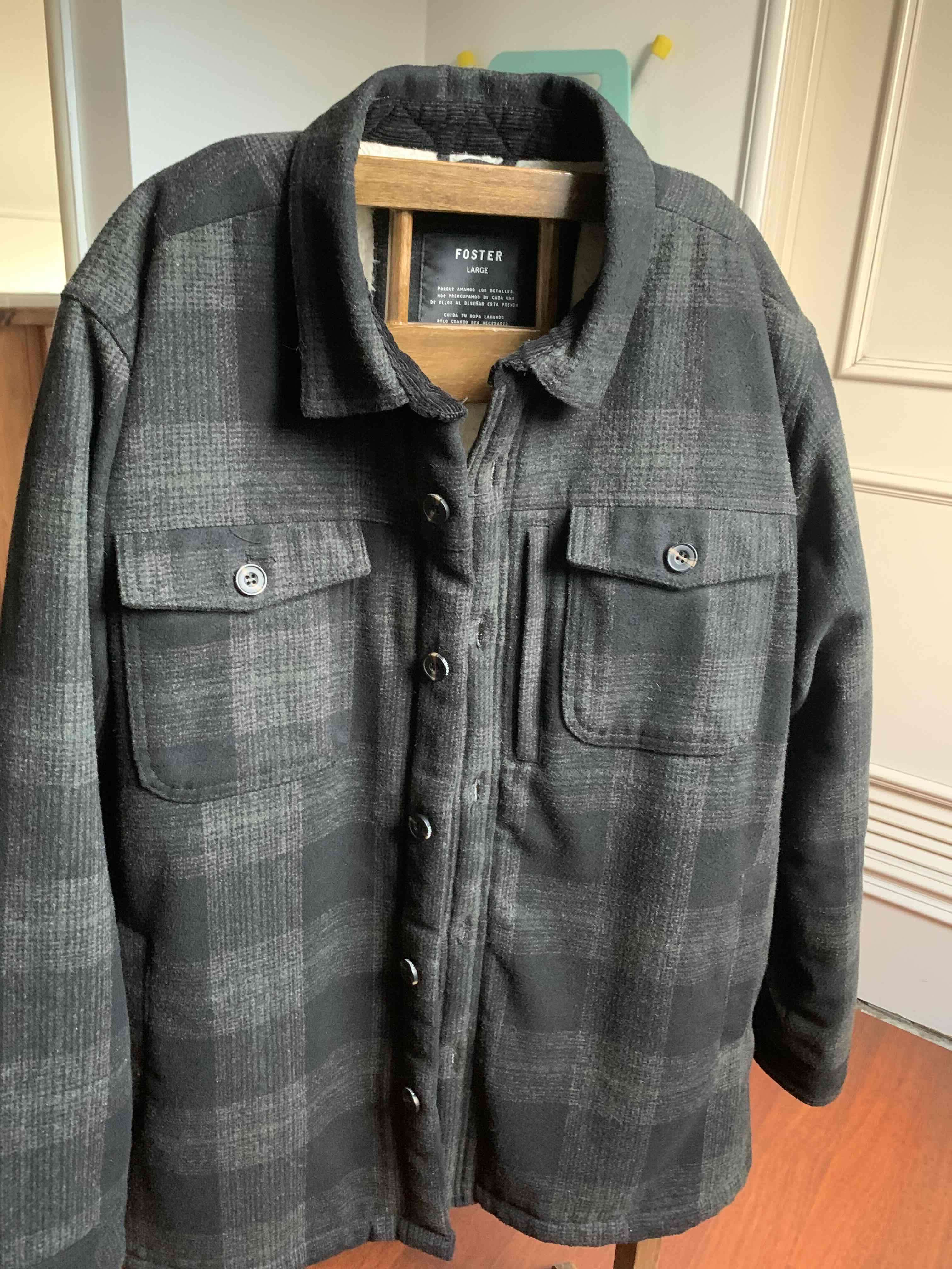 Chaqueta Foster de cuadros gris - miniatura 1