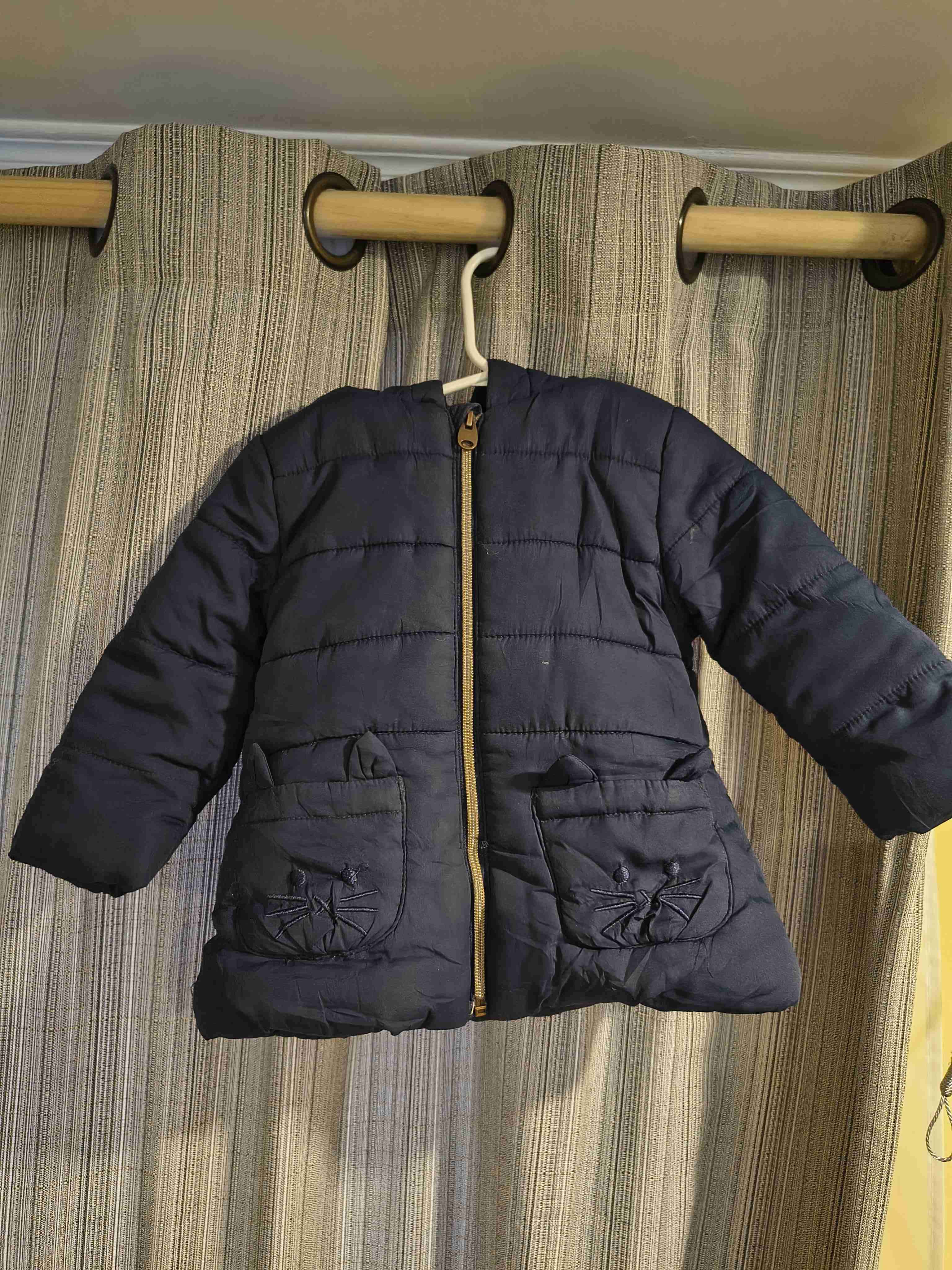 Parka infantil azul niña t2 - miniatura 1