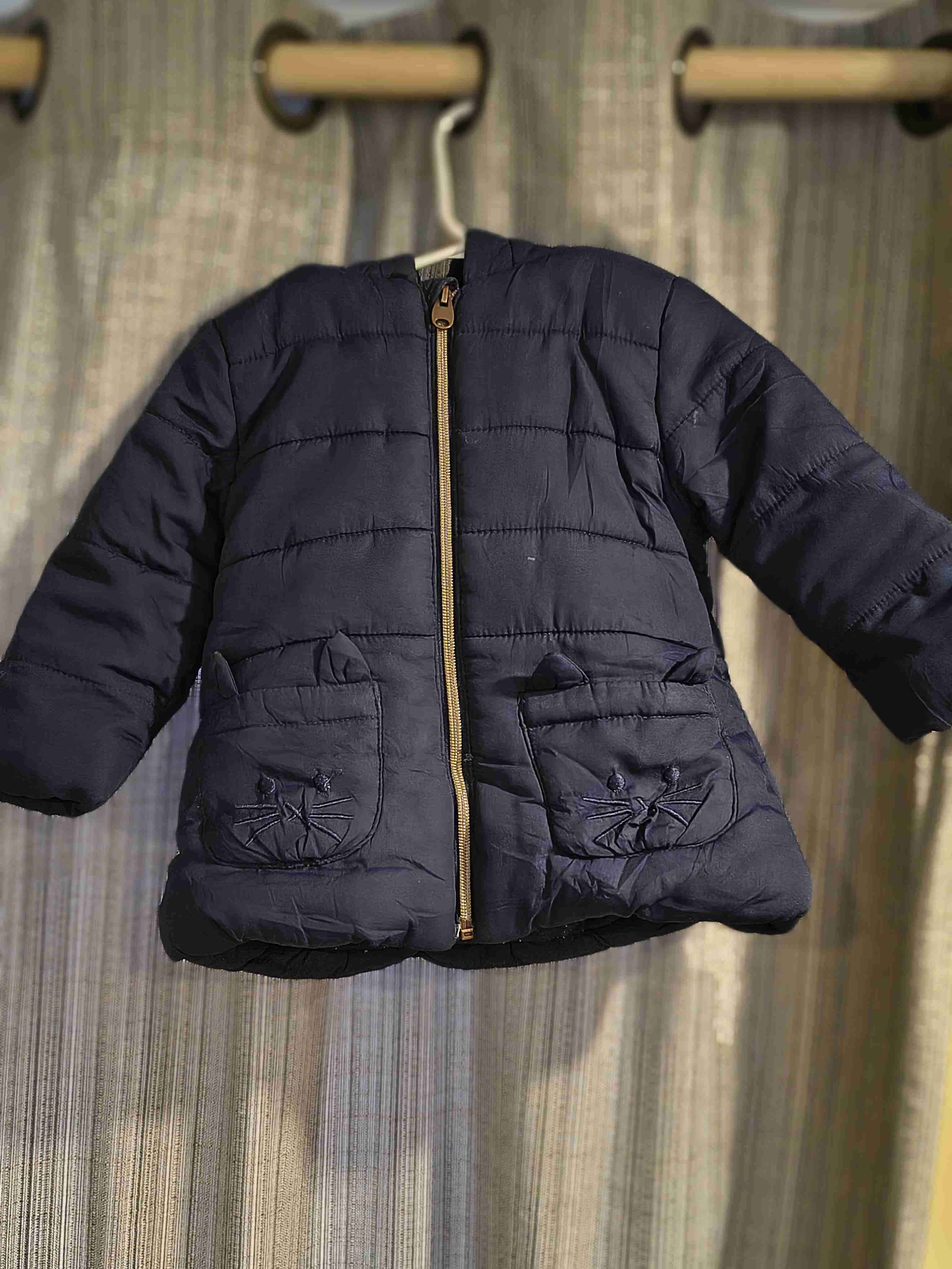 Parka infantil azul niña t2 - miniatura 3