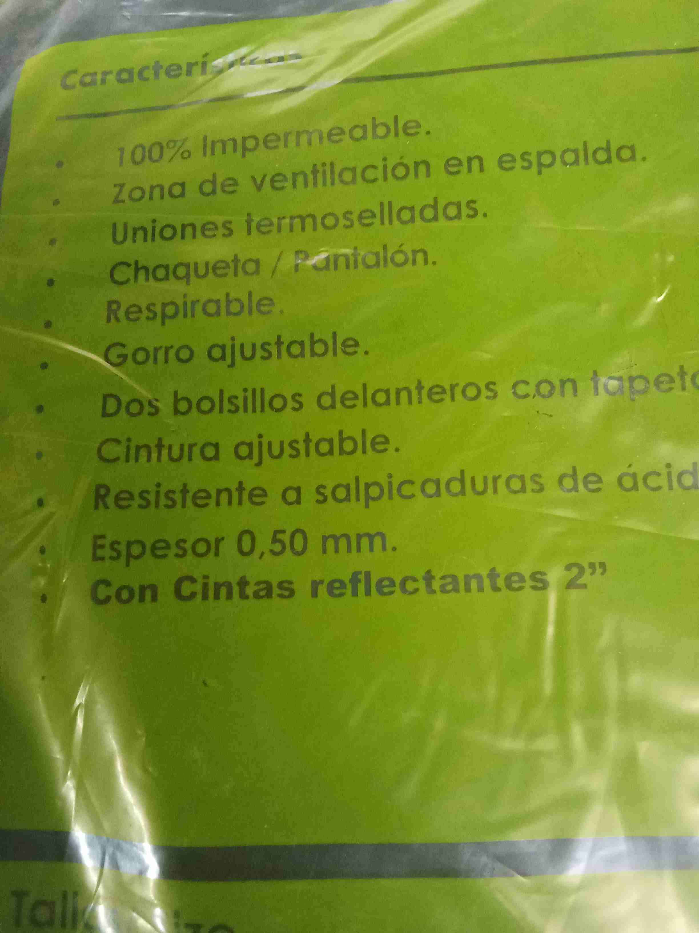 Set traje de agua color verde con cinta reflectant - miniatura 3