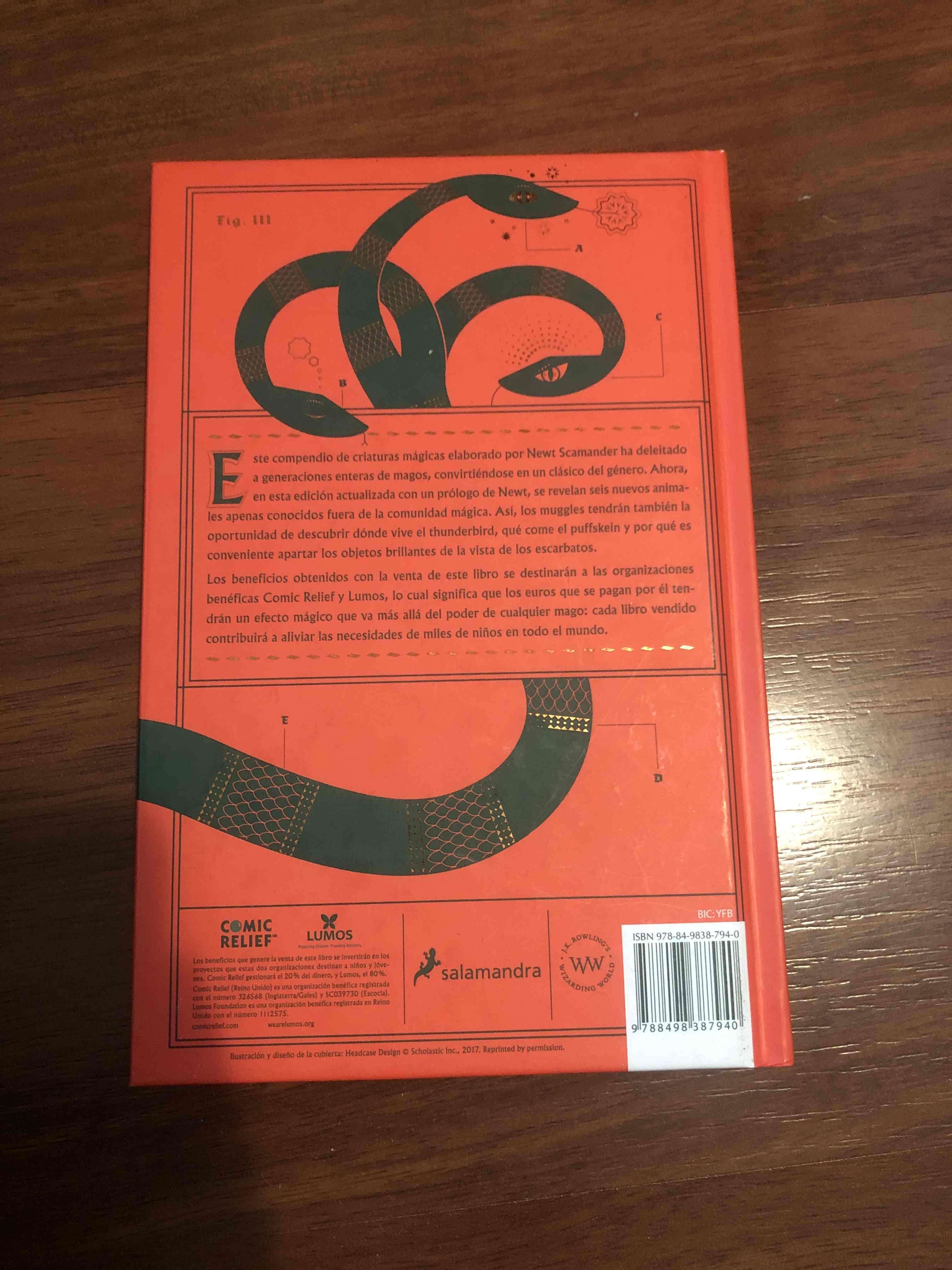 Libro Animales Fantásticos y dónde encontrarlos. - miniatura 2