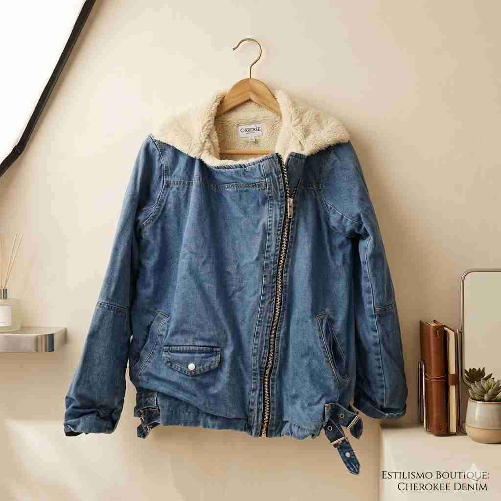 Chaqueta de denim con forro - miniatura 2
