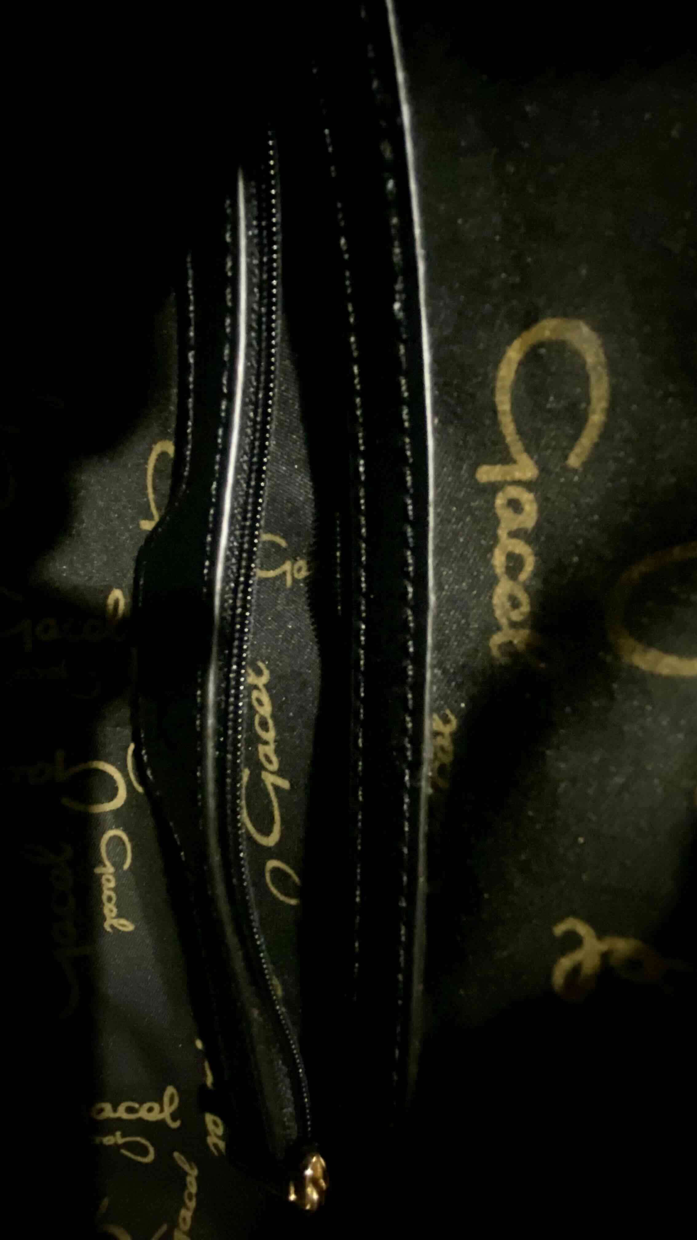 Bolso Negro Gacel imitación cocodrilo - miniatura 4