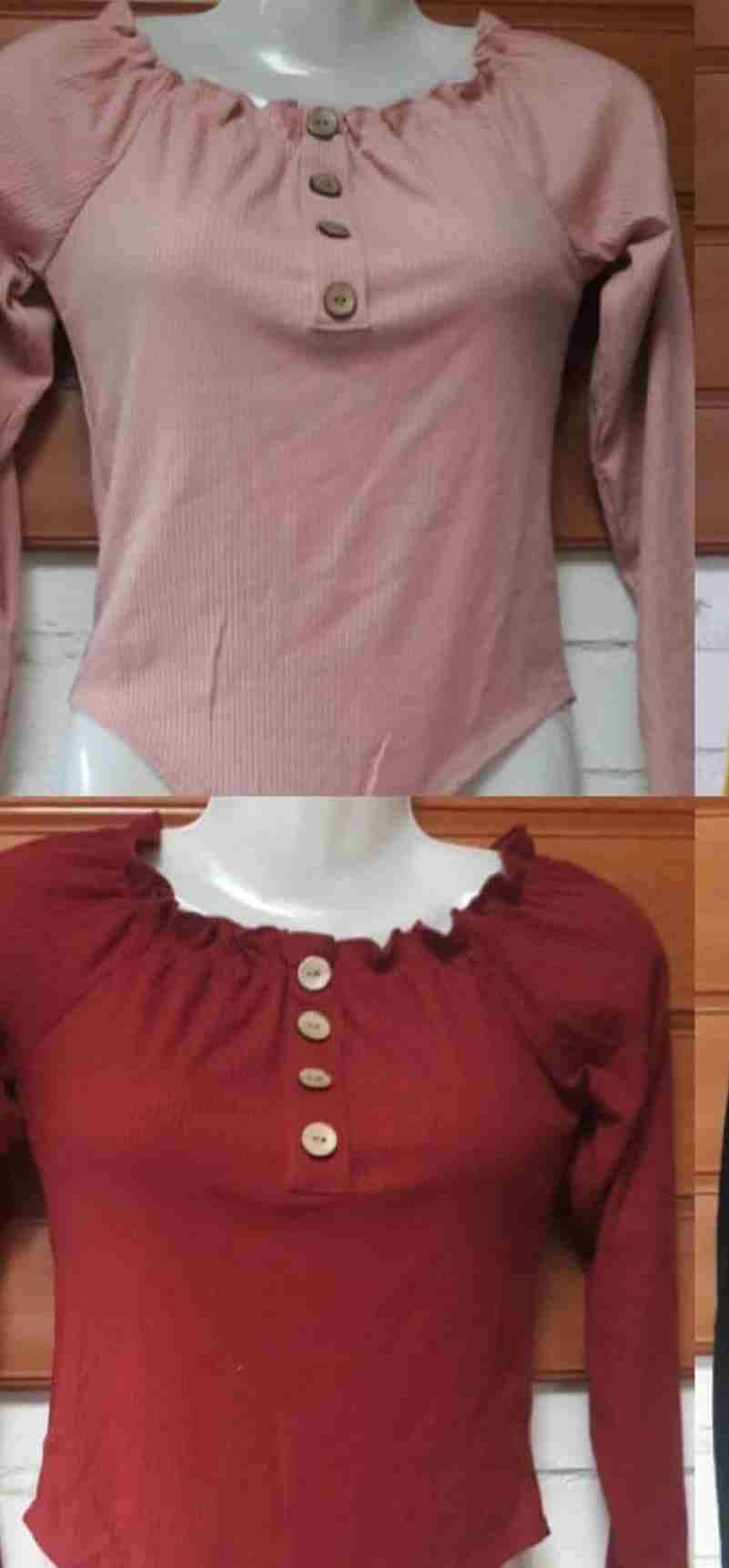 Body negro con botones decorativos - miniatura 2