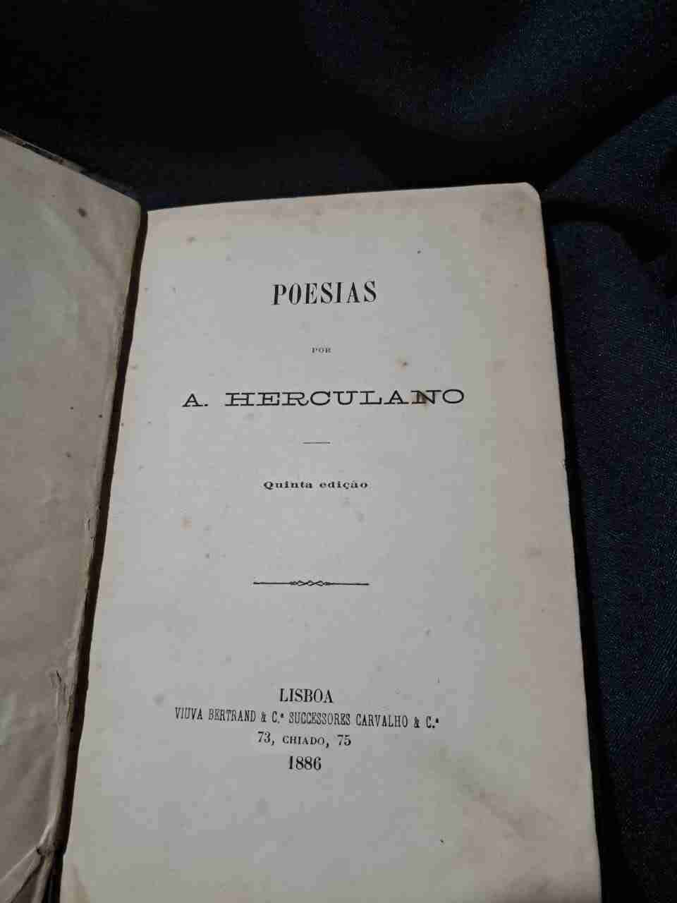 Libro antiguo de poesía portugués - miniatura 5