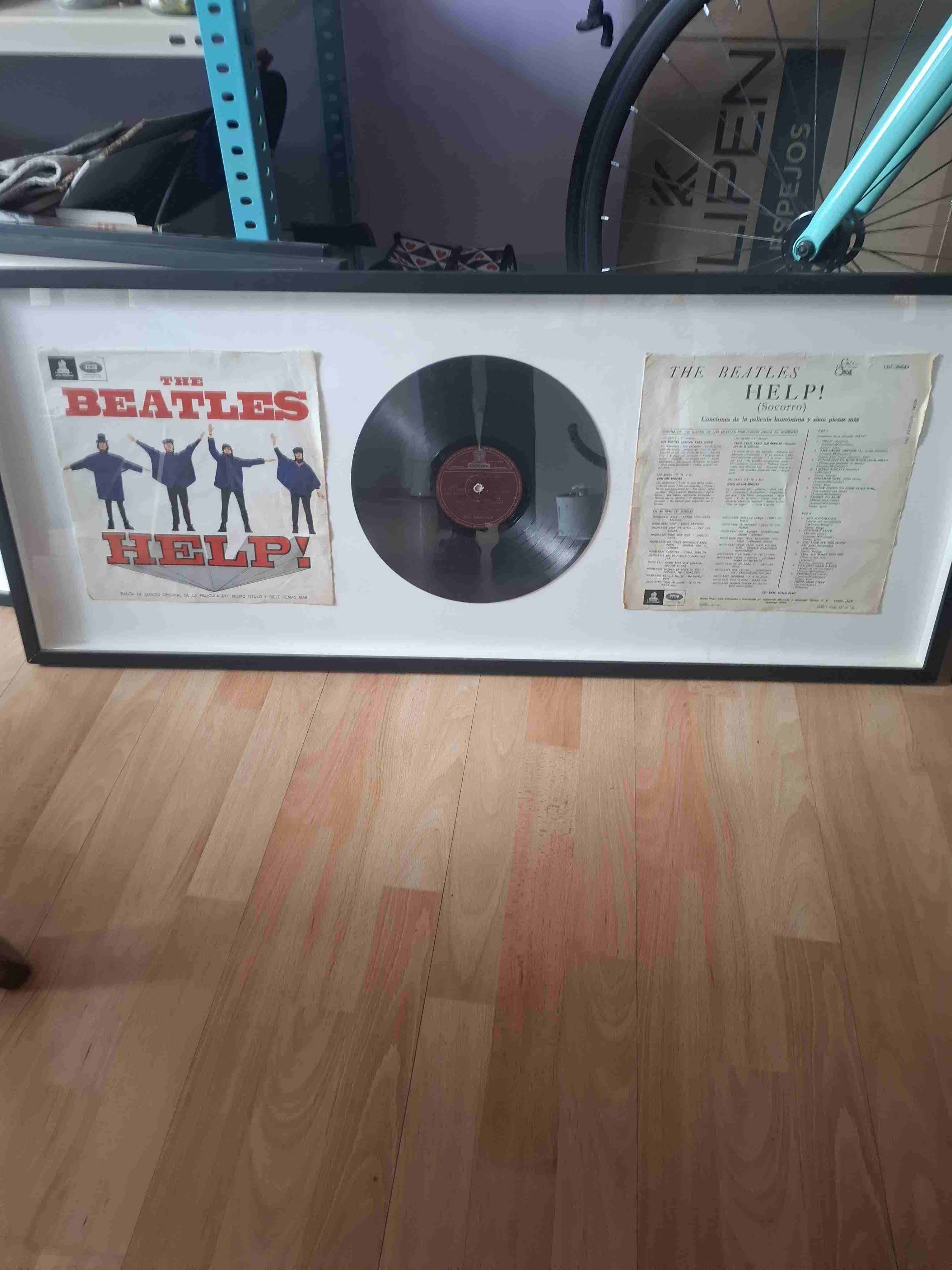 Vinilo The Beatles enmarcado - miniatura 1