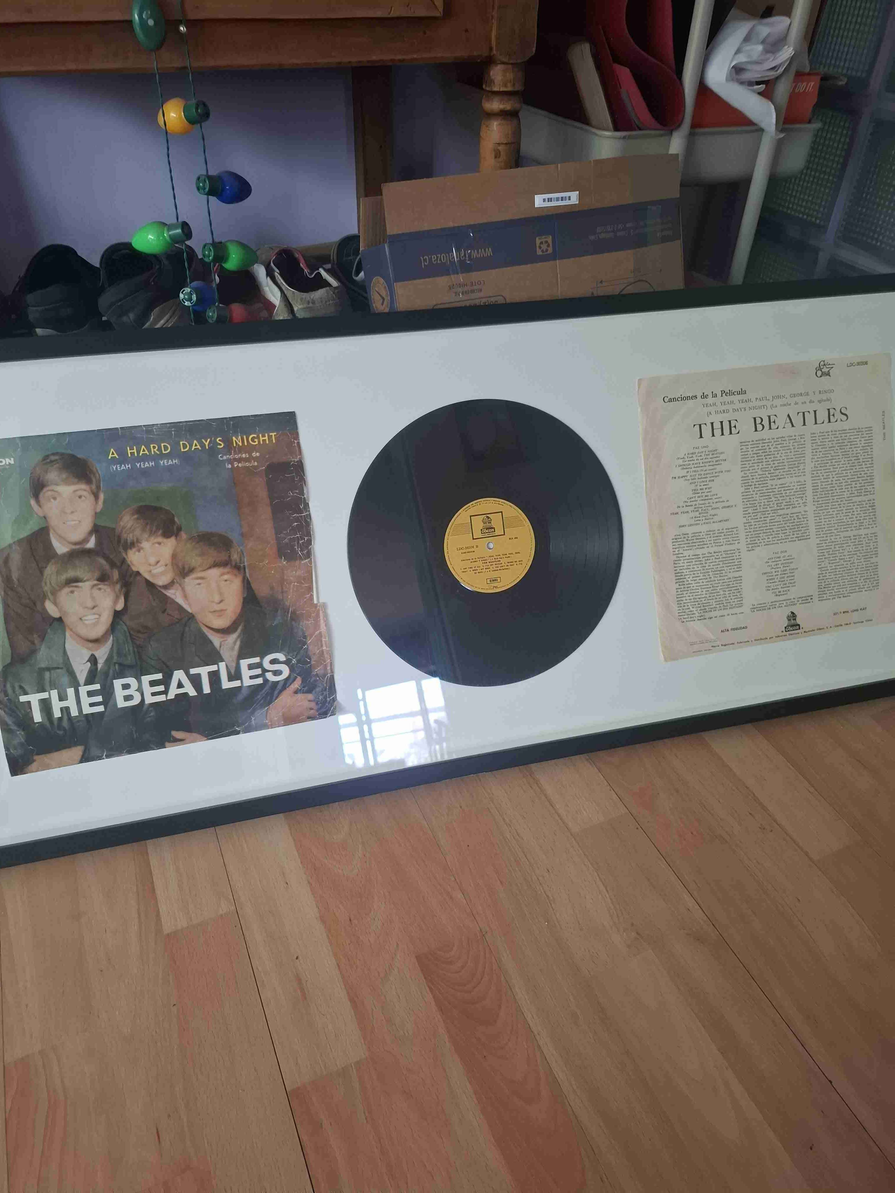 Vinilo The Beatles enmarcado - miniatura 3