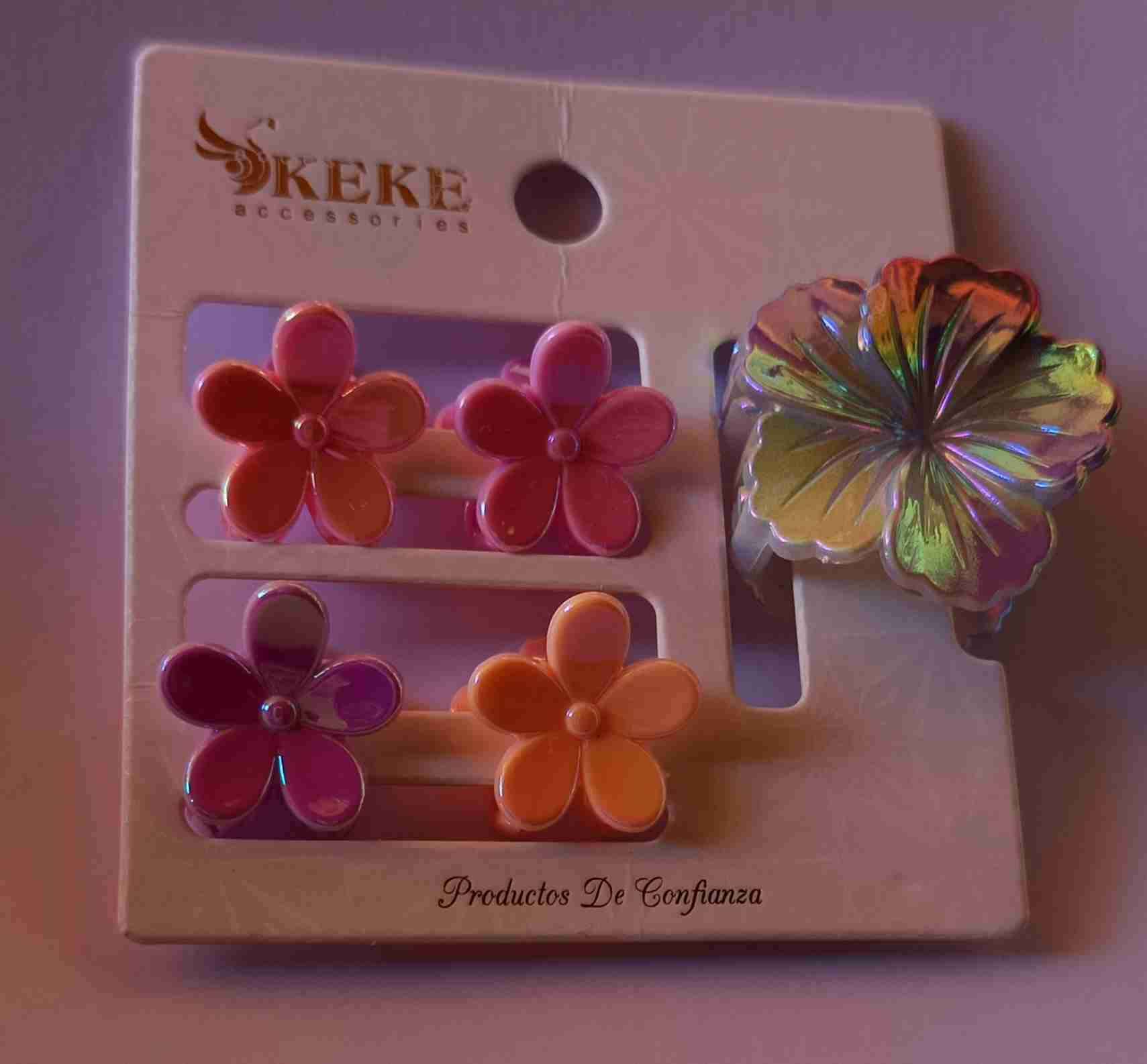 Pinches de pelo florales KEKE - miniatura 1