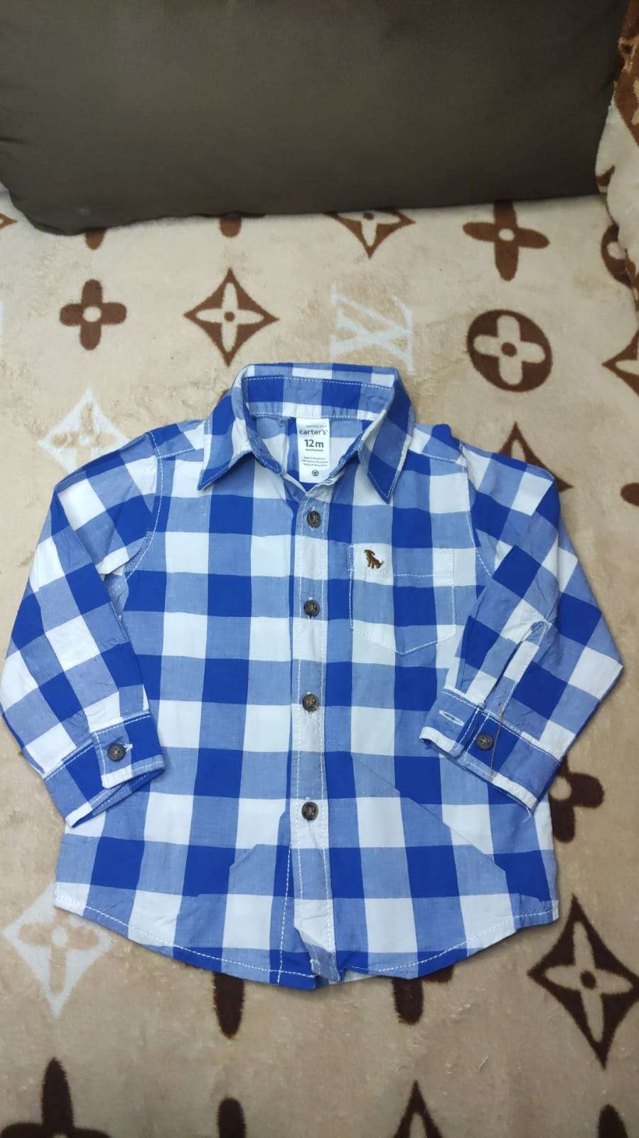 Camisa a cuadros para niño - miniatura 1