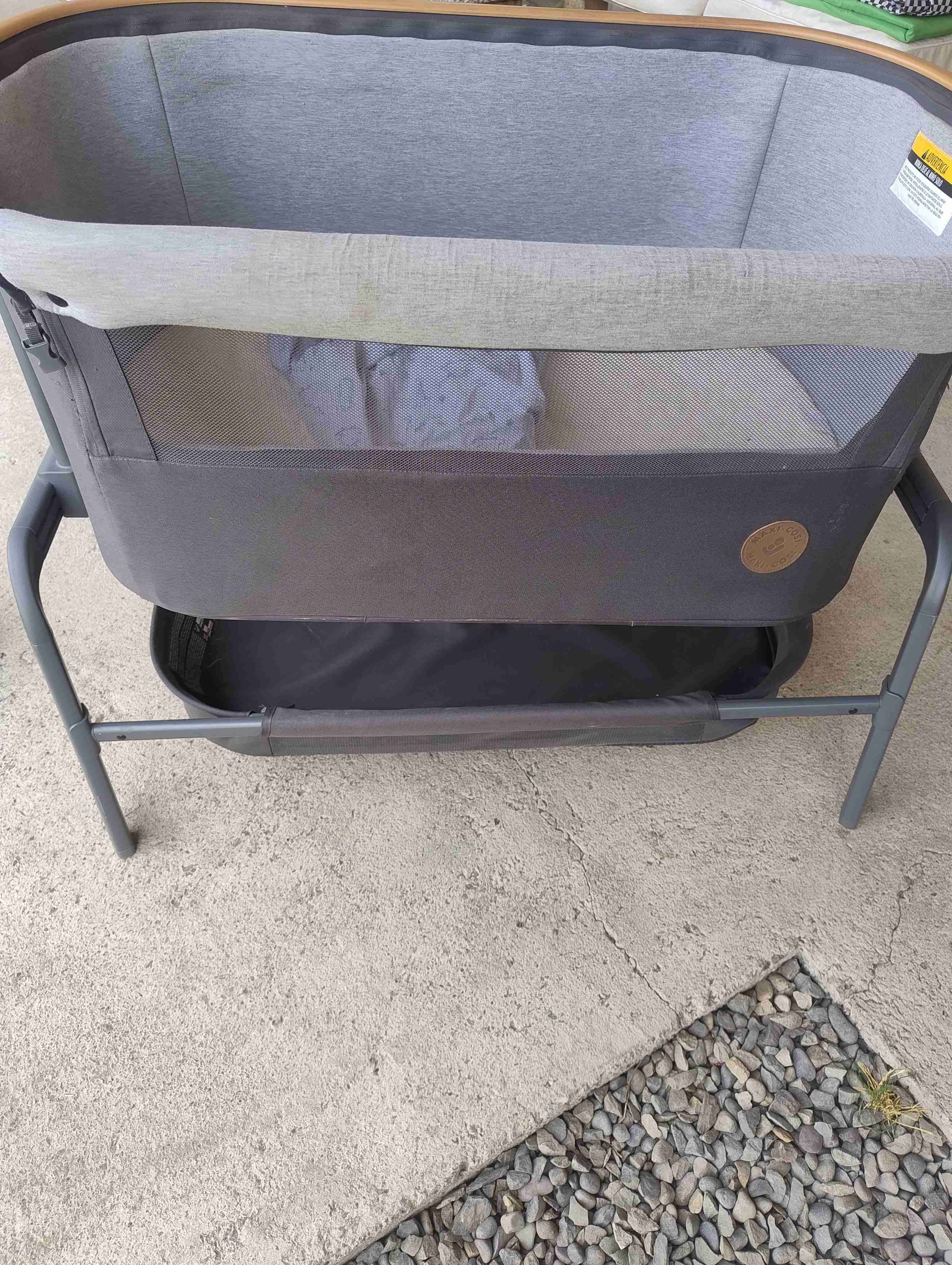 Cuna gris para bebé - miniatura 3