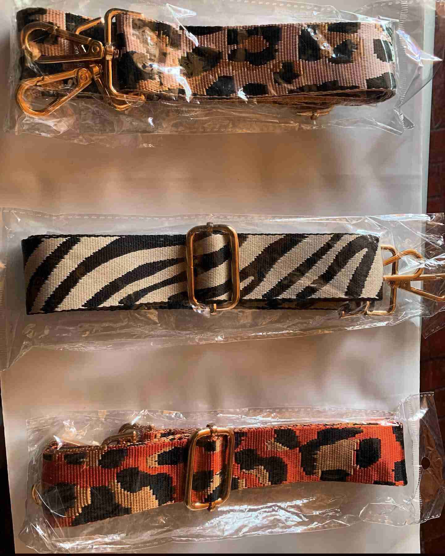 Correas con estampado animal
