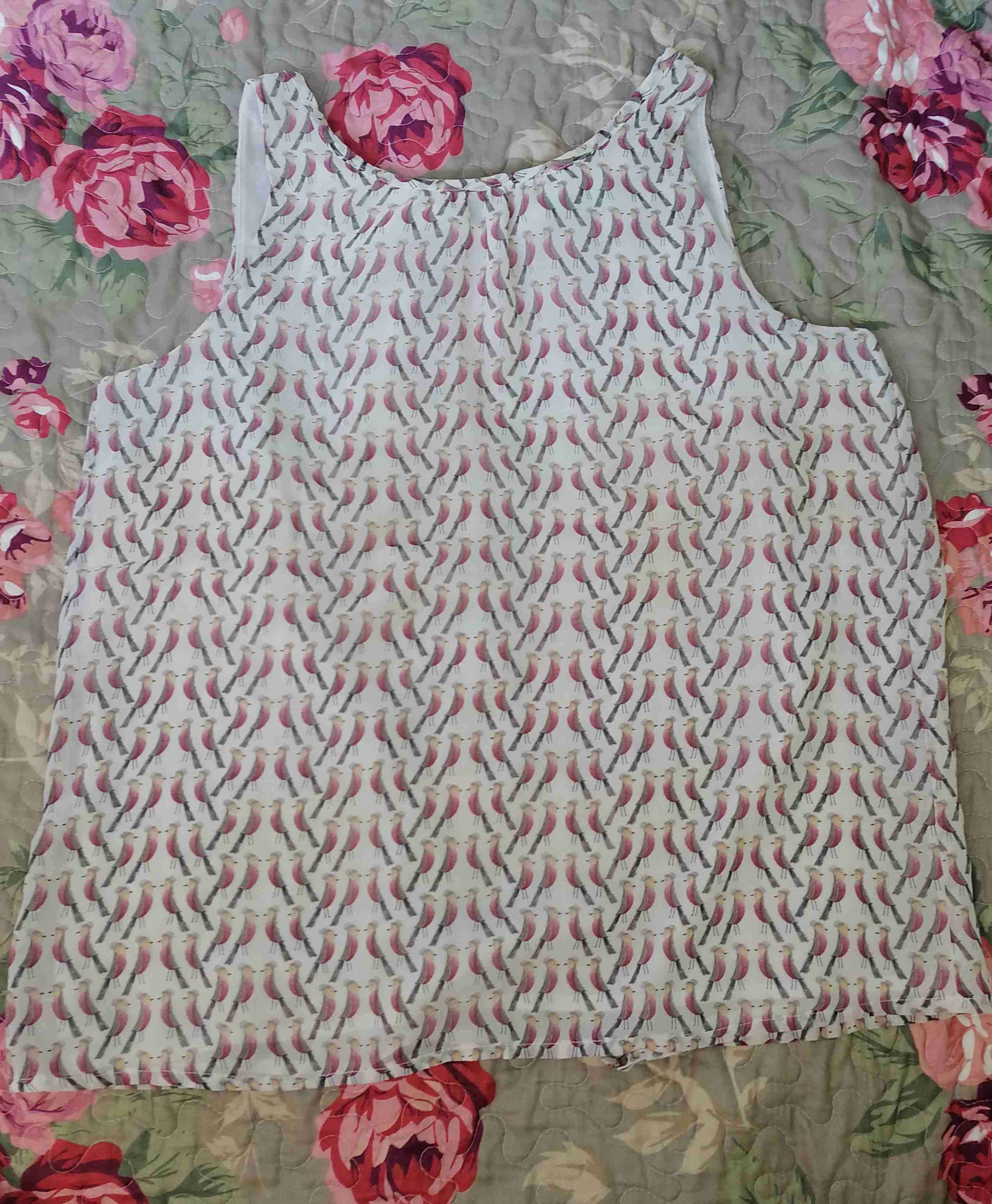 Blusa sin mangas estampada - miniatura 1