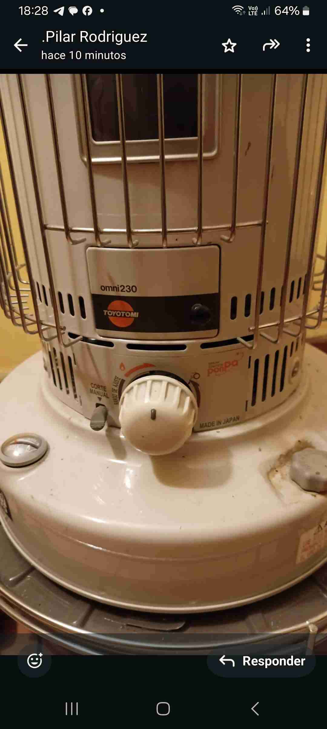 Estufa Toyotomi Omni230 - miniatura 2