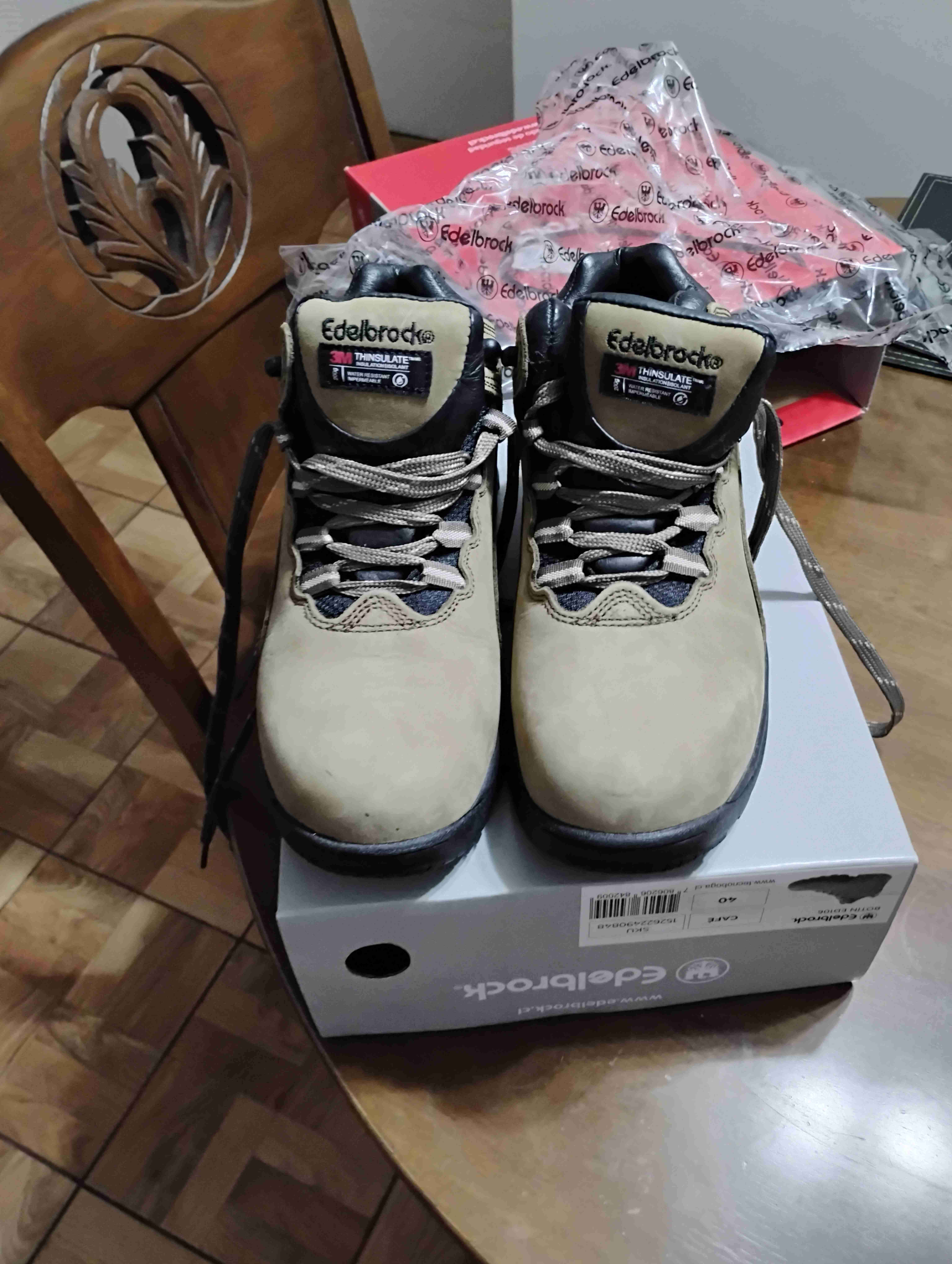 Botas de trekking Edelbrock beige - miniatura 2